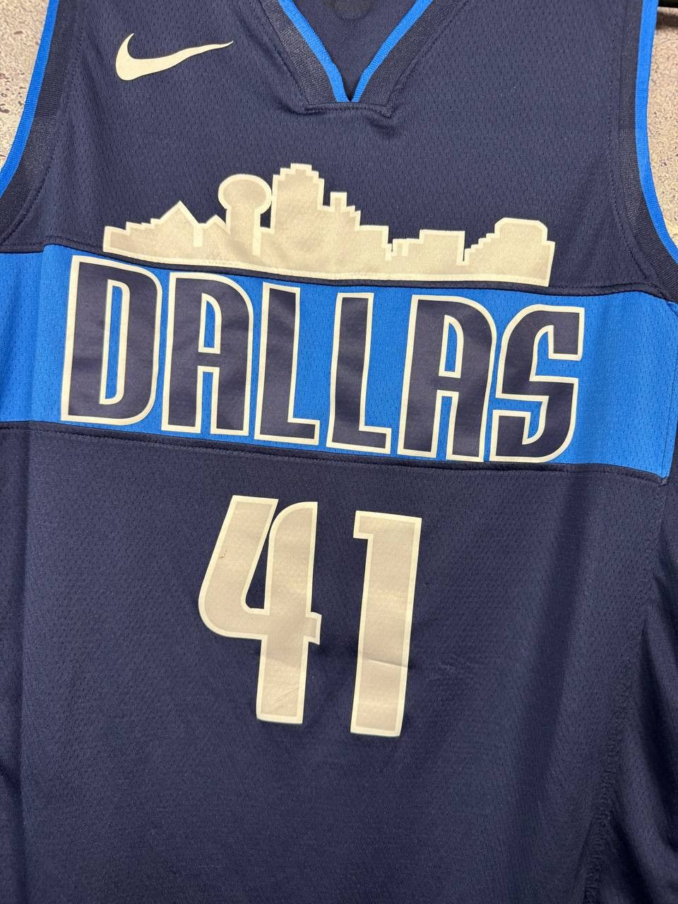 NBA NOWITZKI Dallas Mavericks City Edition NBA Jersey Size US L / EU 52-54 / 3 - 6 Thumbnail