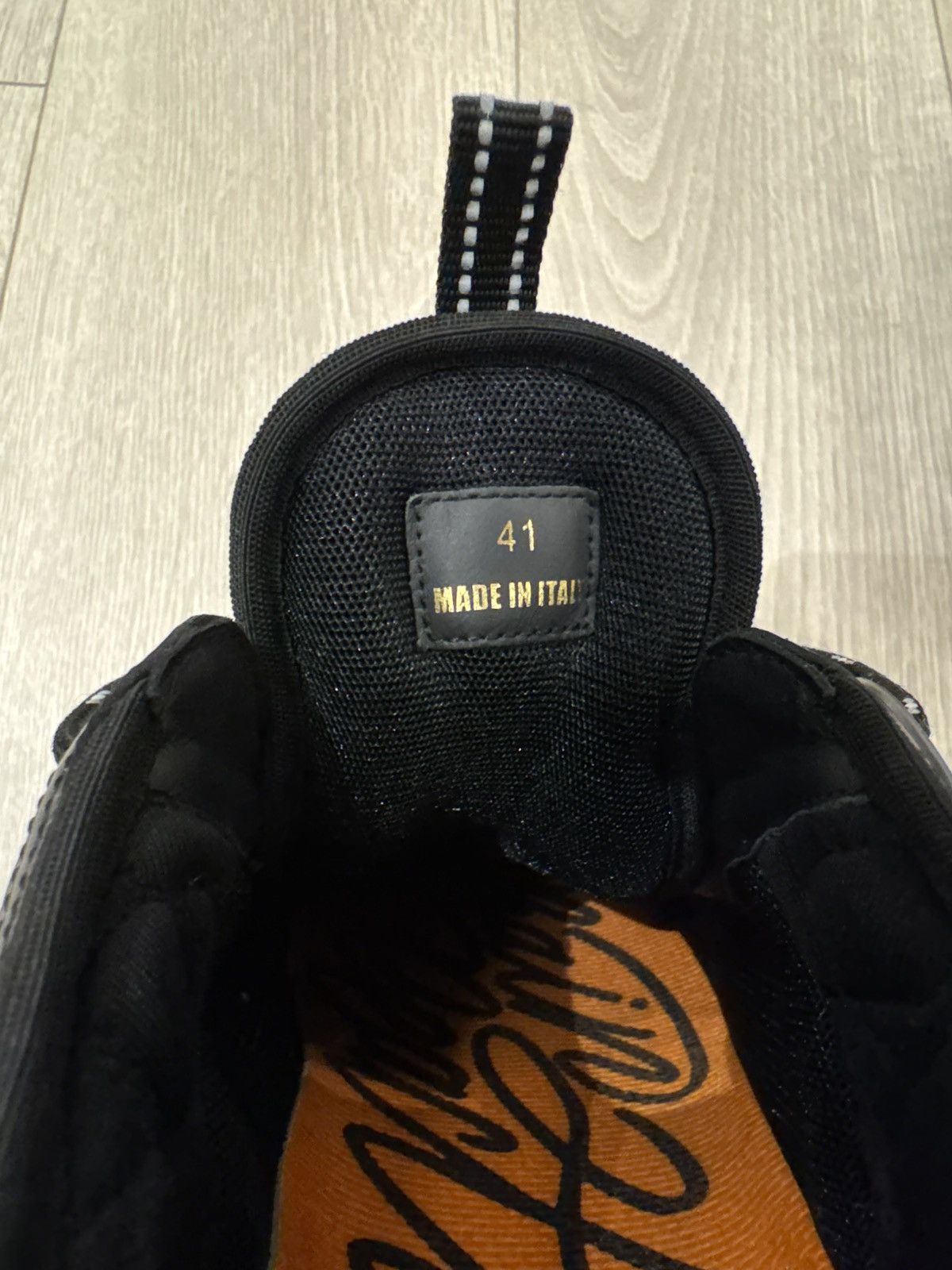 Designer Versace Chain Reaction Sneaker ‘Black and White’ Size US 8 / EU 41 - 6 Thumbnail