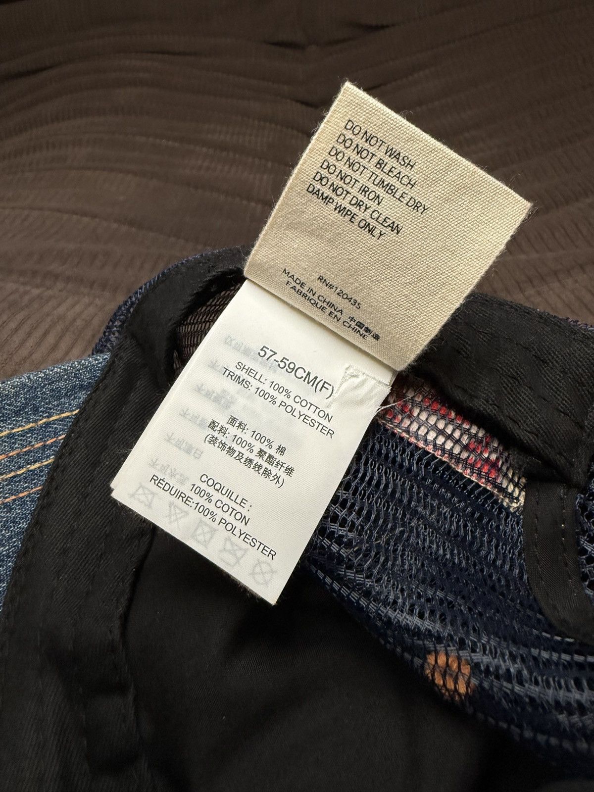 Palace Palace x Evisu Trucker Hat Size ONE SIZE - 8 Thumbnail