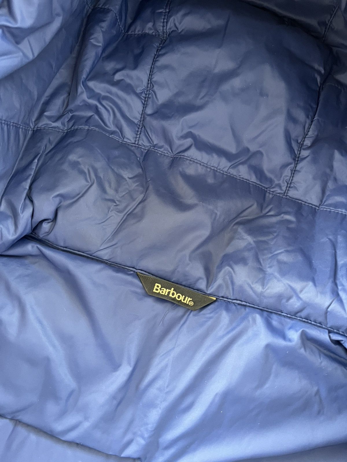 Barbour Vintage Barbour International Court Quilt Jacket Navy Y2K Size US L / EU 52-54 / 3 - 24 Thumbnail