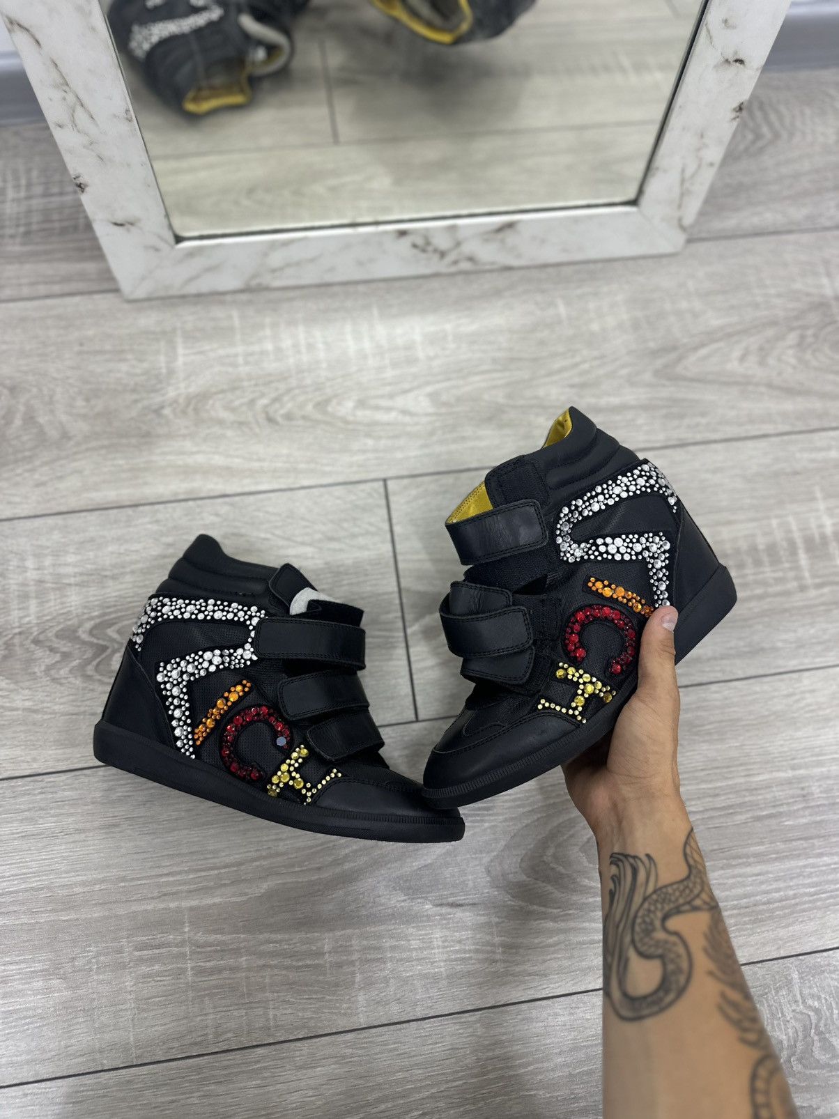 John Richmond John Richmond Isabel Marant Style Sneakers Shoes Size US 8.5 / EU 41-42 - 2 Thumbnail