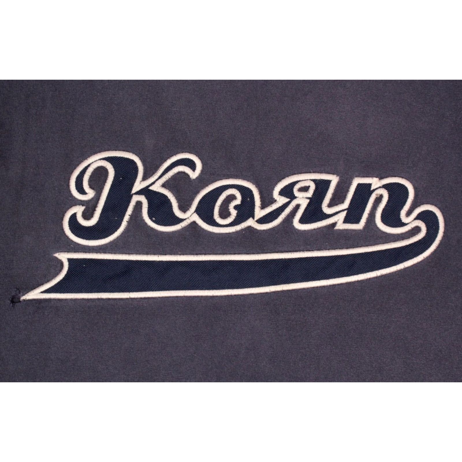 Vintage Men's Giant 90s Korn Baseball TShirt XXL Blue & Grey T-Shirt Vintage/VTG 1990s Baseball Mens XL-2XL Blue Grey 1990s Korn Shirt Size US XXL / EU 58 / 5 - 5 Thumbnail