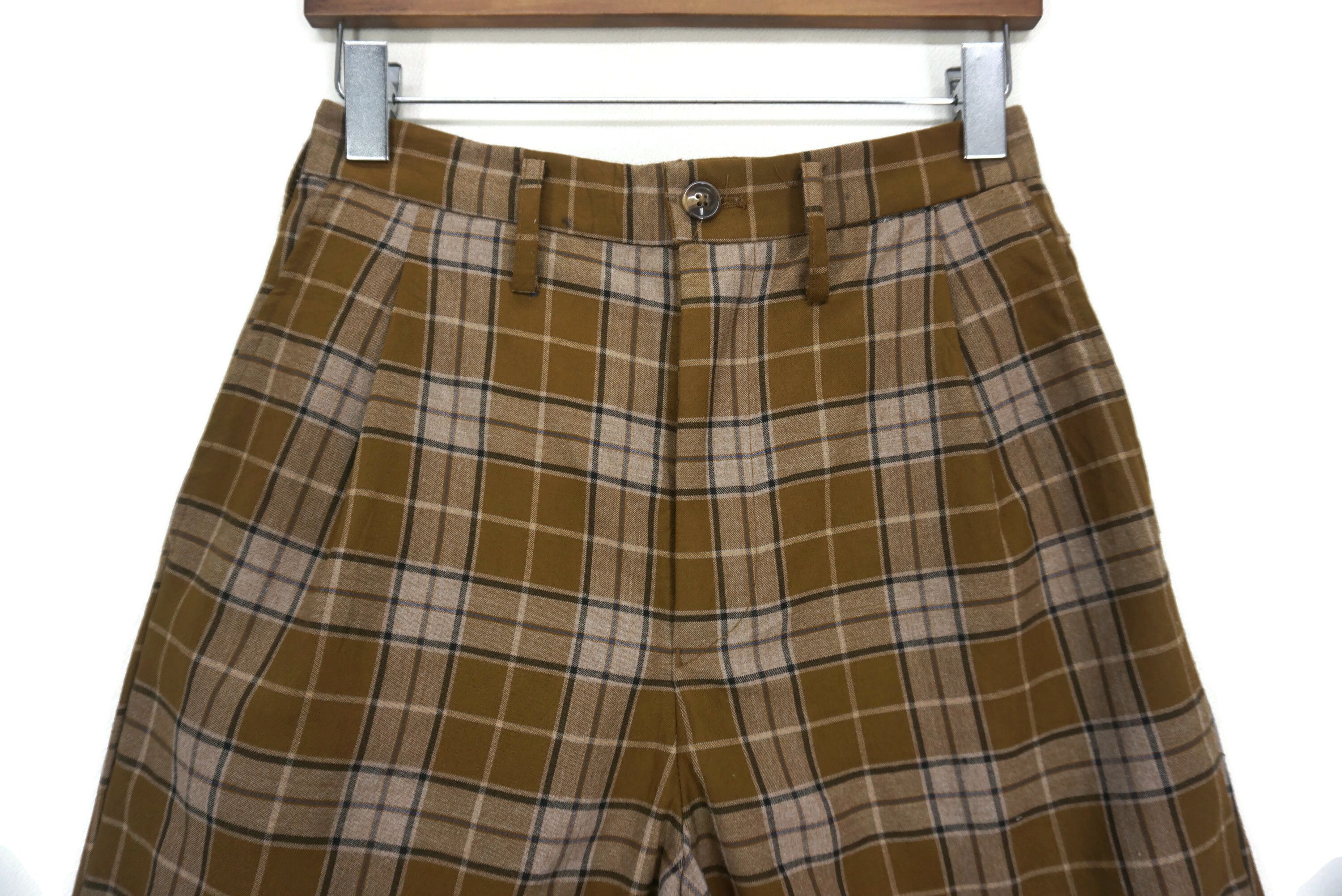 Japanese Brand JUNRED Pants Size W26xL26 High Waisted Wide Leg Cropped Size 26" / US 2 / IT 38 - 3 Thumbnail