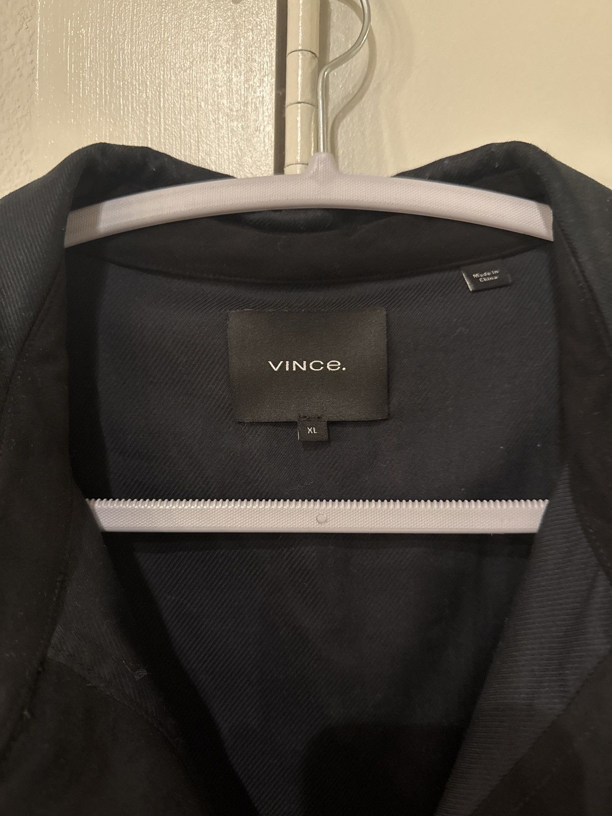 Vince Vince Black Twill Jacket Size US XL / EU 56 / 4 - 2 Thumbnail
