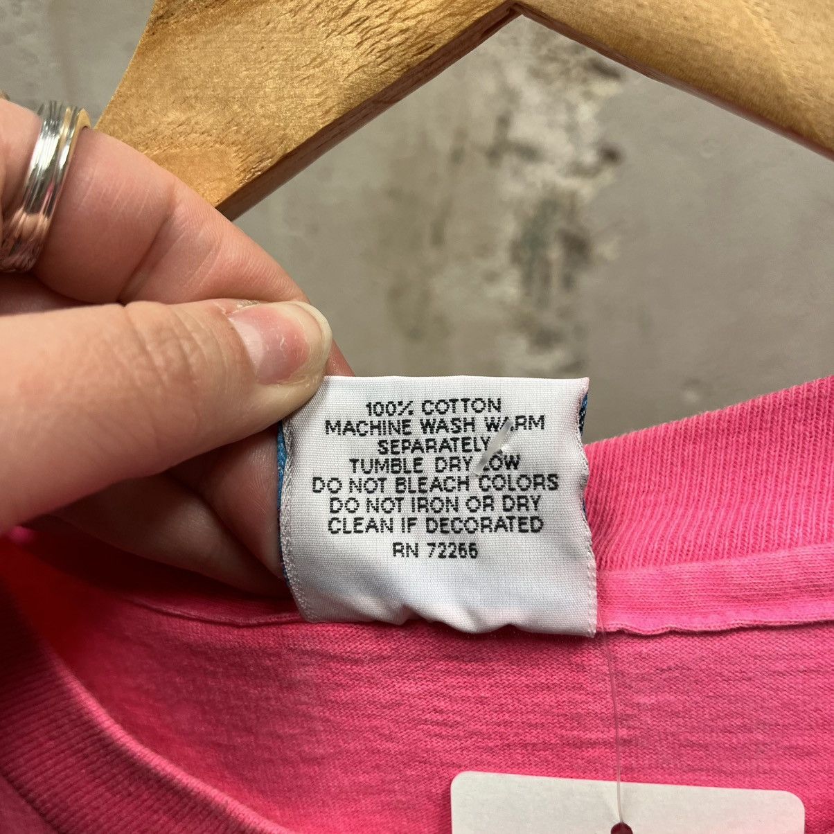 Hard Rock Cafe × Vintage Hard Rock Cafe Hot Pink Vintage 90s Save The Planet T-Shirt Size US XL / EU 56 / 4 - 4 Thumbnail