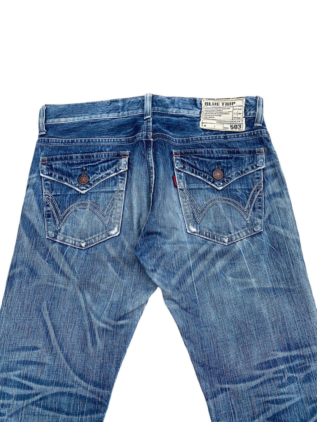 Edwin Edwin 503 Blue Trip Vintage Look Flare Pant Made In Japan Size US 36 / EU 52 - 3 Thumbnail