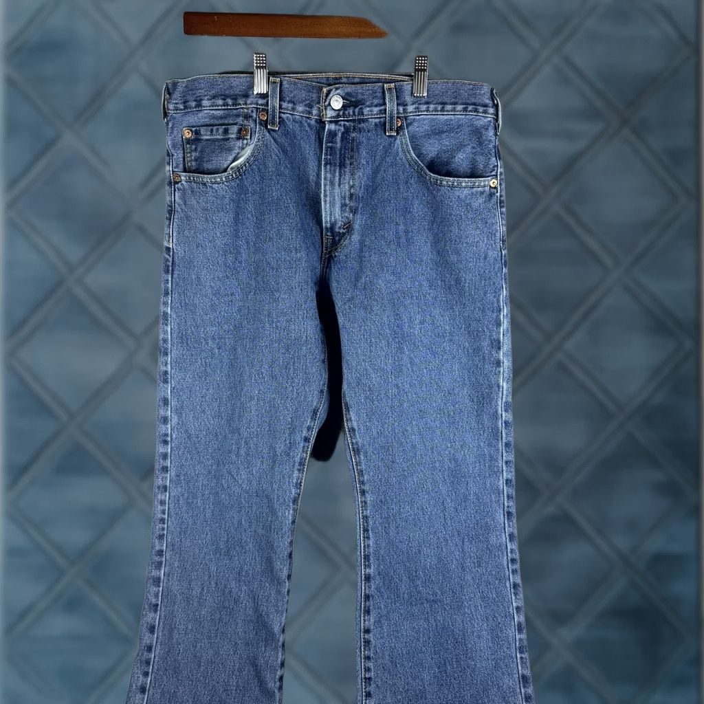Levi's Levi's 517 Jeans Mens 33x29 Blue Bootcut Regular Fit Denim Mexico Medium Wash Size US 33 - 1 Thumbnail