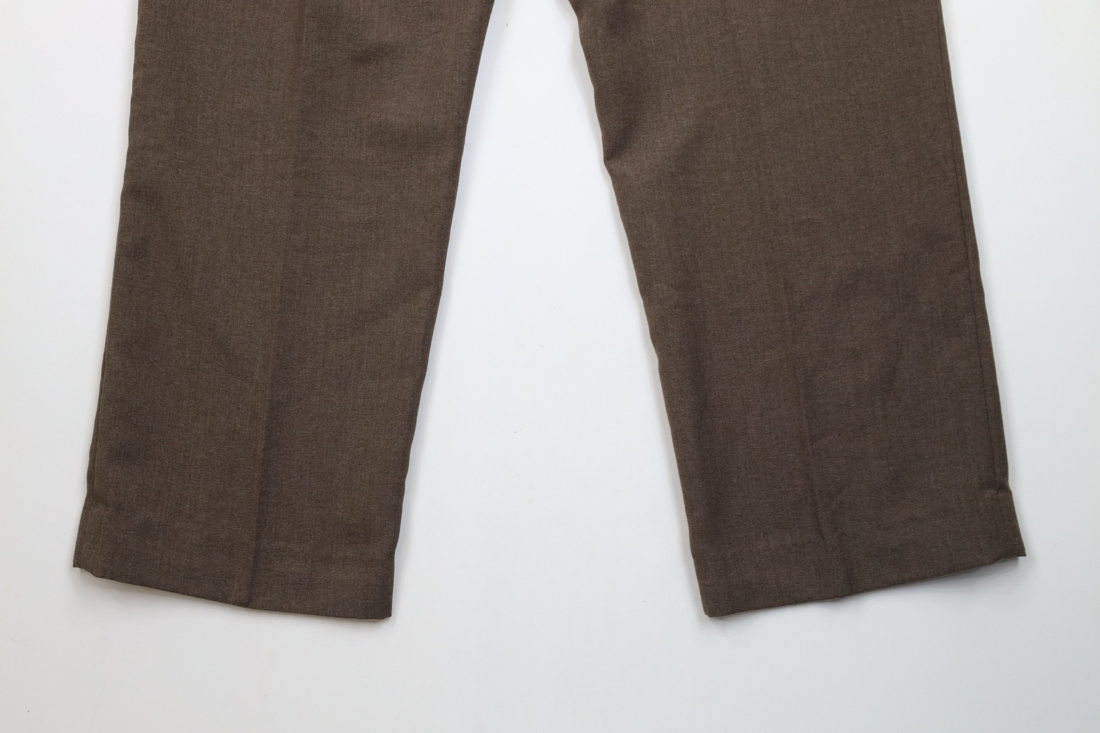 Vintage Vintage 70s Streetwear Blend Wide Leg Chino Pants Brown USA Size US 38 / EU 54 - 12 Thumbnail