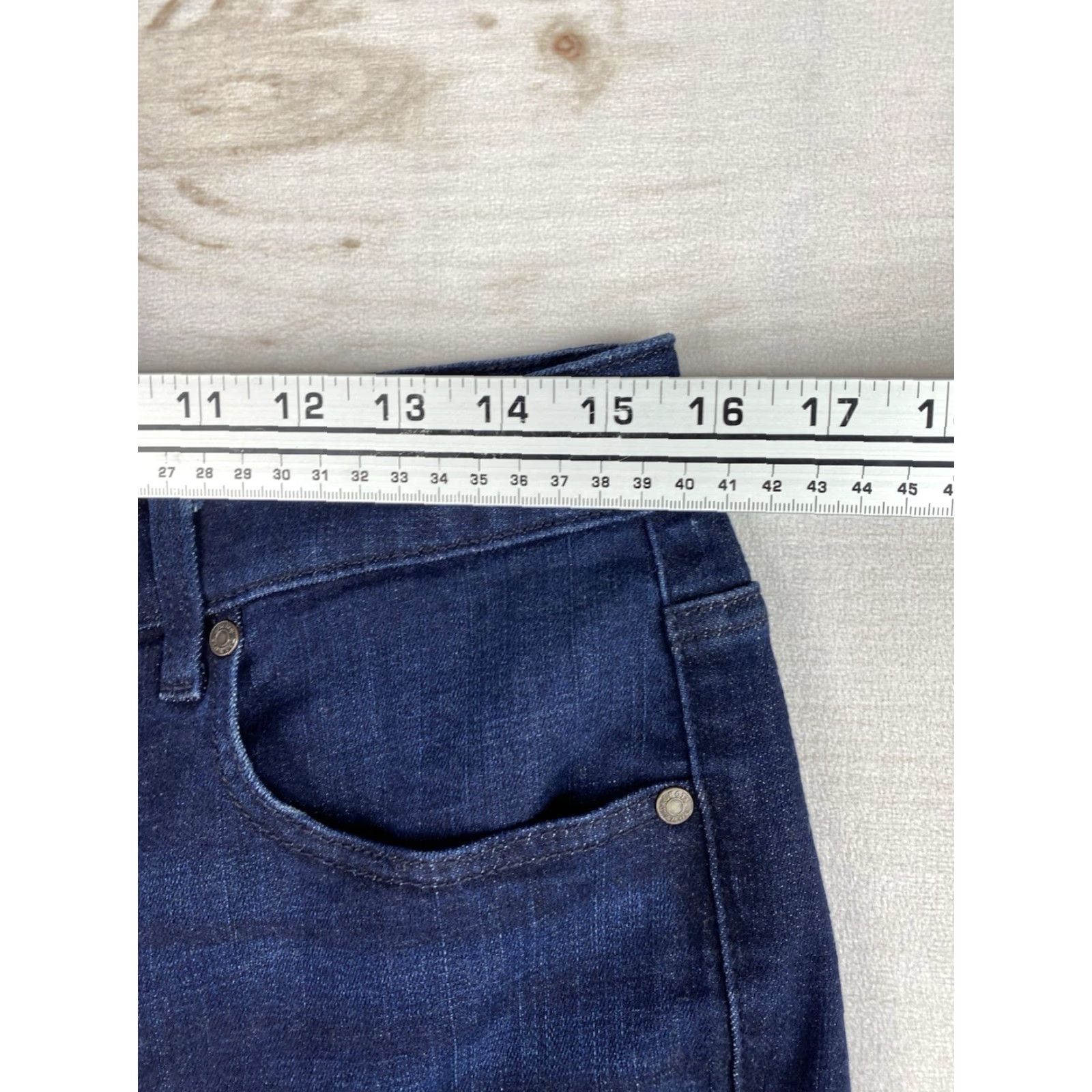 Talbots Talbots Jeans Womens Sz 10 Straight Denim Dark Wash 5-Pocket Stretch Blue Regular Size 32" / US 10 / IT 46 - 4 Thumbnail
