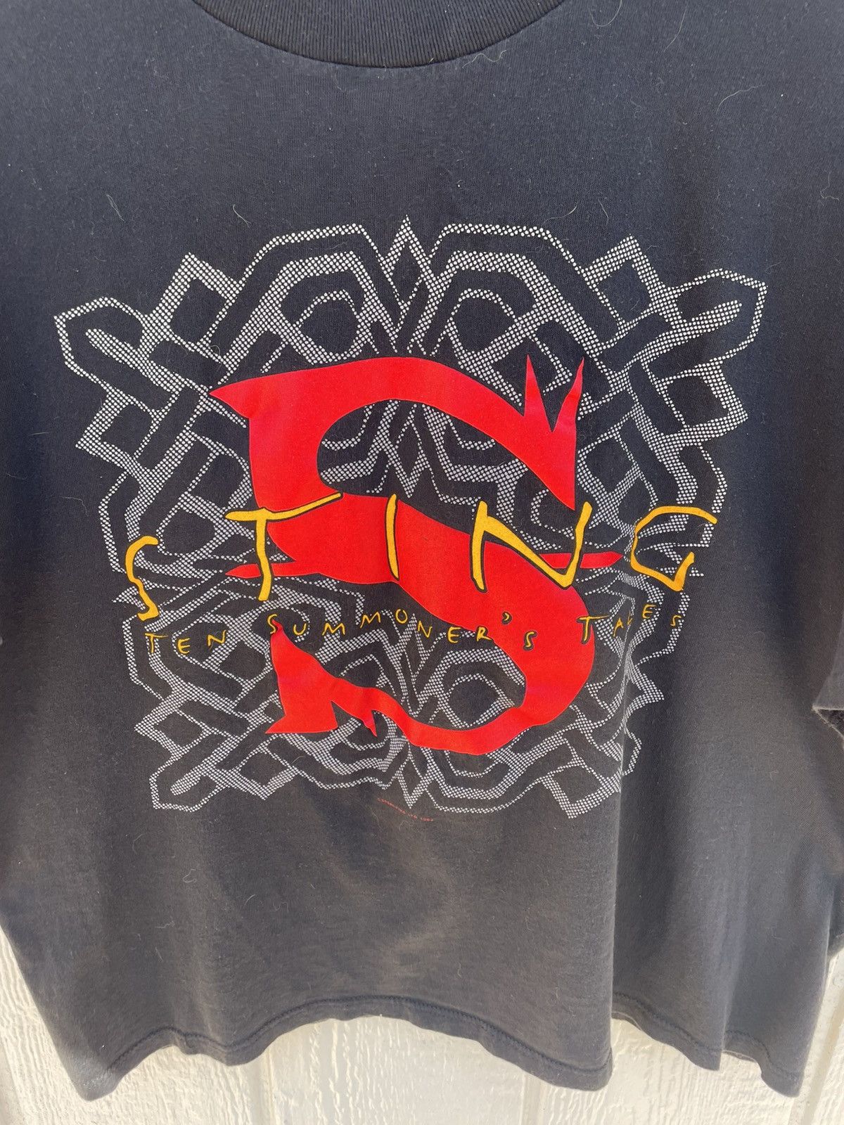 Other Vintage 90s Wrestling Sting Black Xl T-shirt Single Stitch Size US XL / EU 56 / 4 - 2 Thumbnail