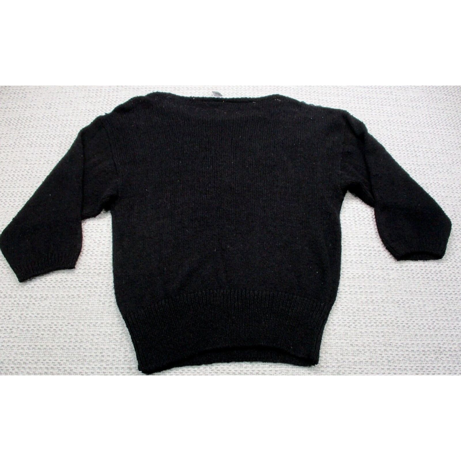 Vintage **VINTAGE 80'S BONNIE BOERER WOMEN'S M BLACK BEADED PULLOVER SWEATER** User: **VINTAGE 80'S BONNIE BOERER WOMEN'S MEDIUM BLACK BEADED SWEATER** Size M / US 6-8 / IT 42-44 - 6 Thumbnail