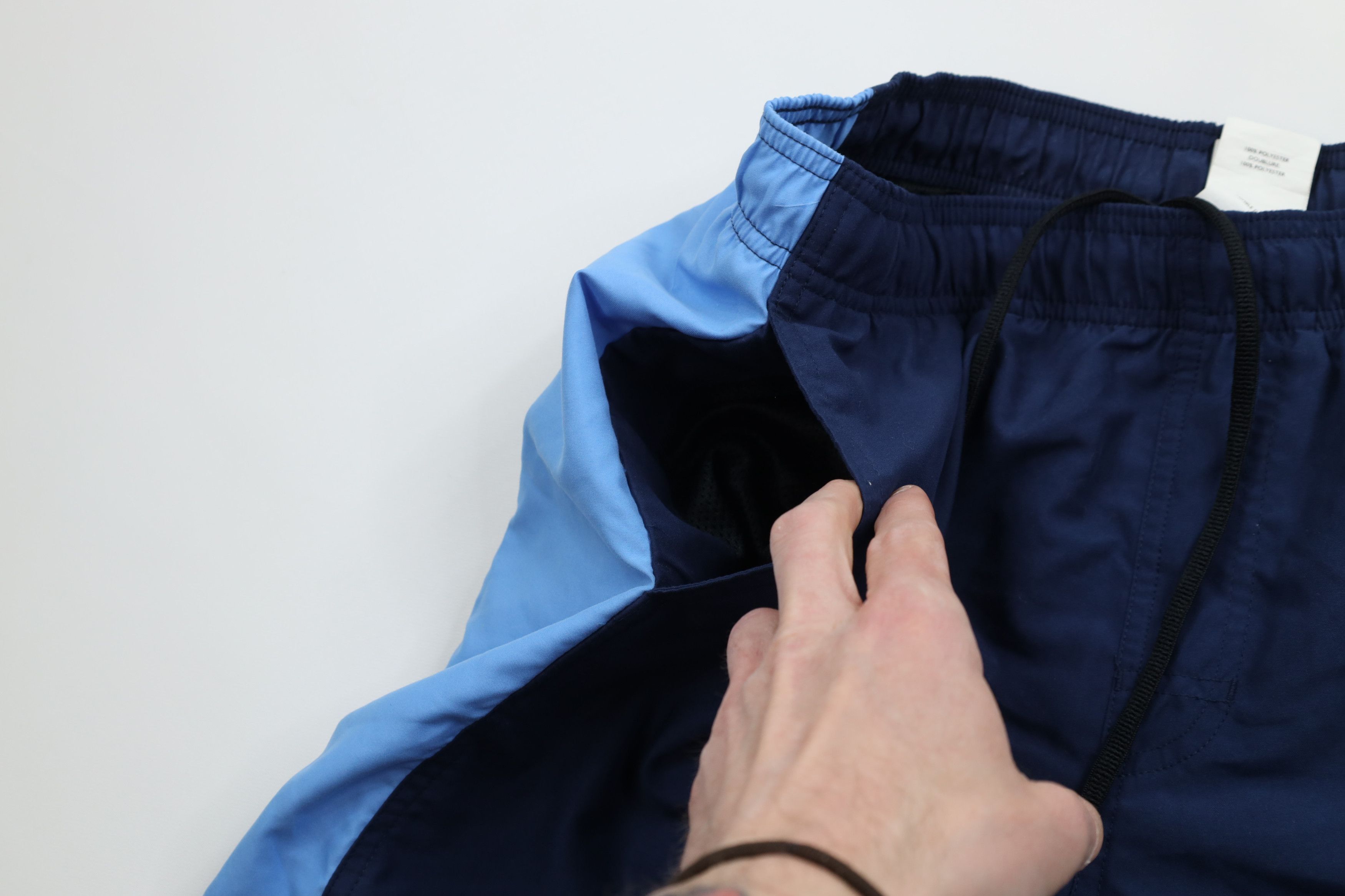 Nike × Vintage Vintage Nike Block Travis Scott Mini Swoosh Lined Shorts Size US 32 / EU 48 - 6 Thumbnail