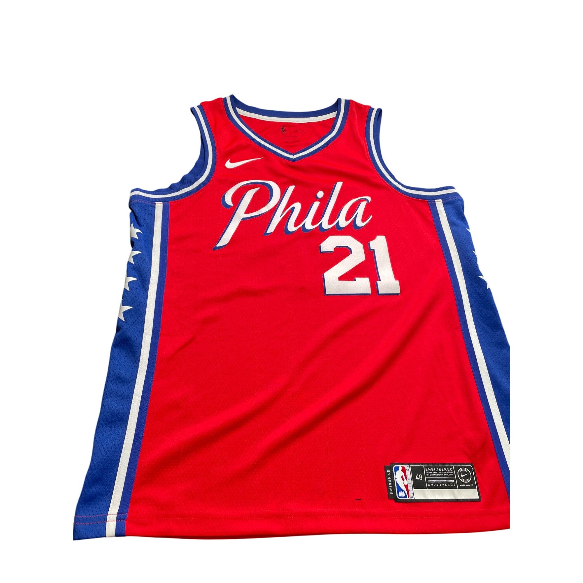 Nike Nike NBA Philadelphia 76ers Embiid Swingman Red Jersey Size Size US L / EU 52-54 / 3 - 10 Thumbnail