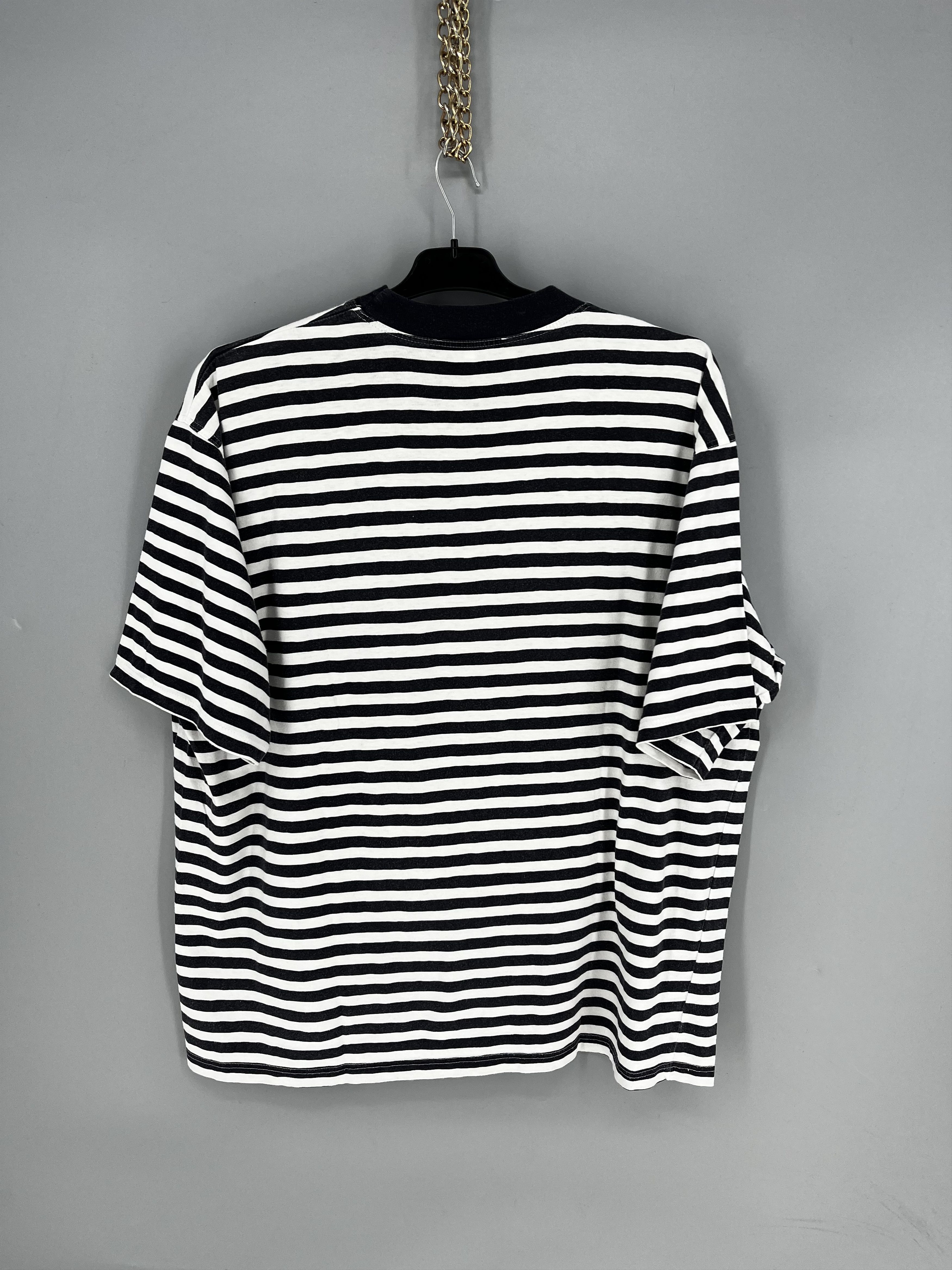 Hugo Boss Vintage Hugo Boss Nawy Wear 80s 90s Big Logo Tee Spell Out Size US XXL / EU 58 / 5 - 13 Thumbnail