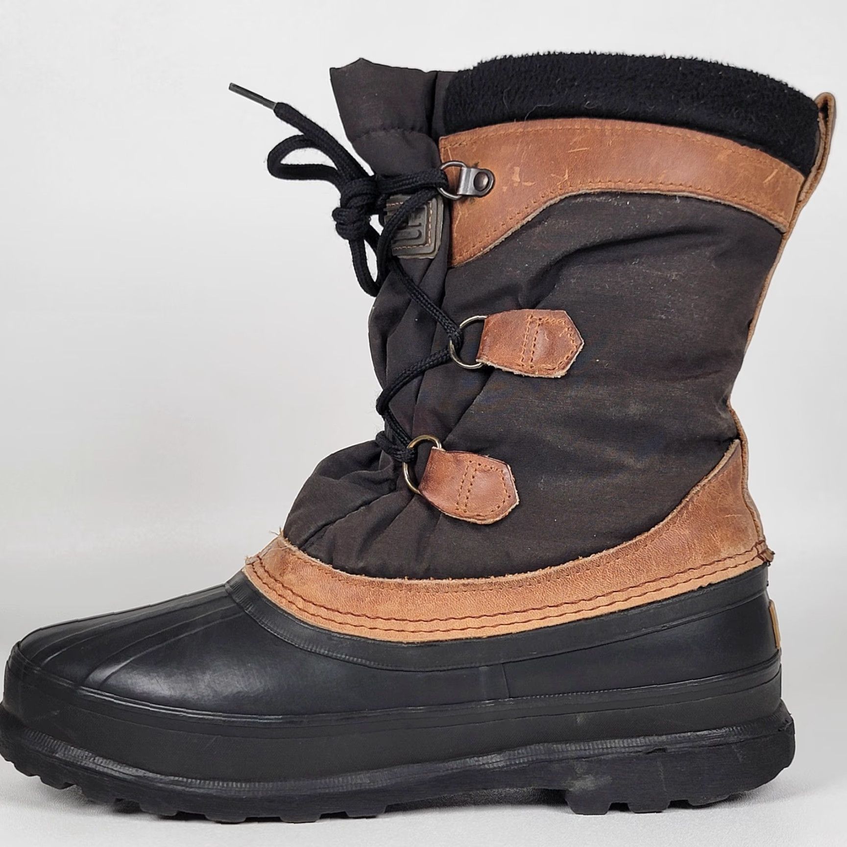 SOREL SOREL Eddie Bauer Boots Womens 10.5 Winter Snow Rain Brown Felt Lined Insulated Lace Up Round Toe Casual Waterproof Waterproof? Size US 11 / IT 41 - 6 Thumbnail