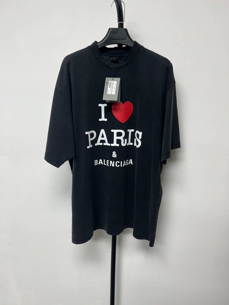 Balenciaga Balenciaga 25SS I Love Paris T-shirt - dmc Size US S / EU 44-46 / 1 - 1 Thumbnail