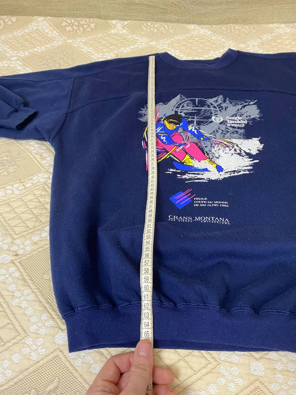 Sergio Tacchini 🔥 Sergio Tacchini Ski World Cup 1992 FIS RARE Sweatshirt Size US M / EU 48-50 / 2 - 11 Thumbnail
