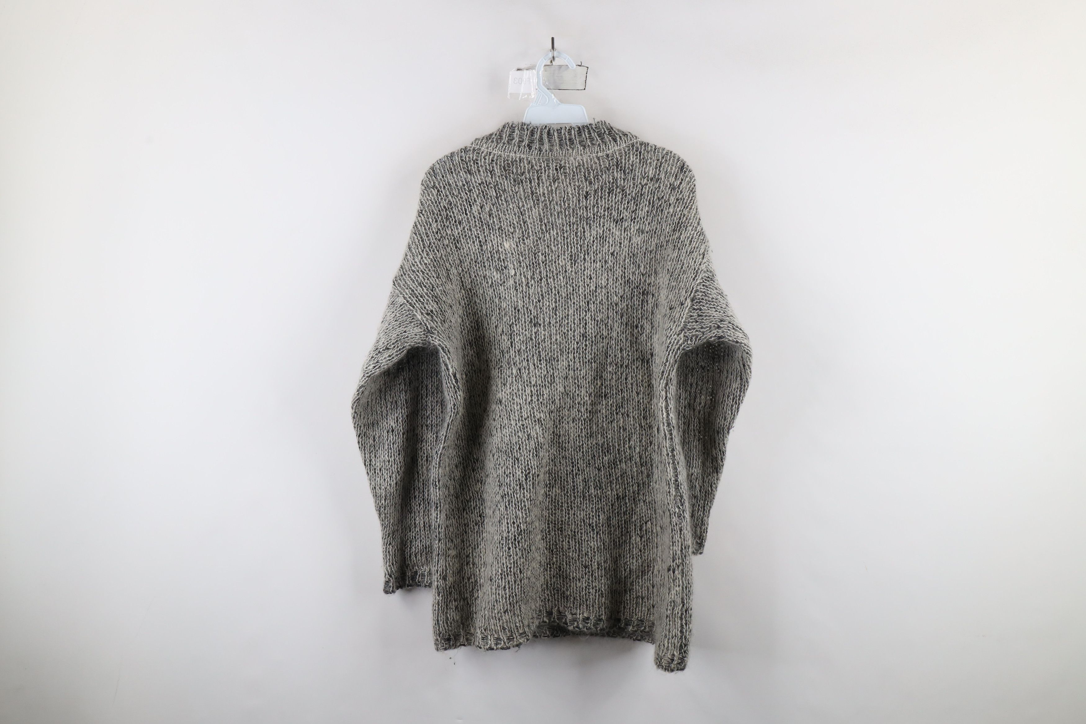 Vintage Vintage 90s Streetwear Wool Mohair Blend Knit Tunic Sweater Size M / US 6-8 / IT 42-44 - 8 Thumbnail