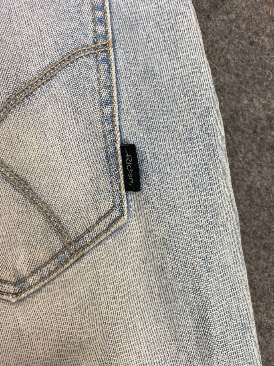 Lee lee rider slim and narrow distressed denim Size US 35 - 4 Thumbnail
