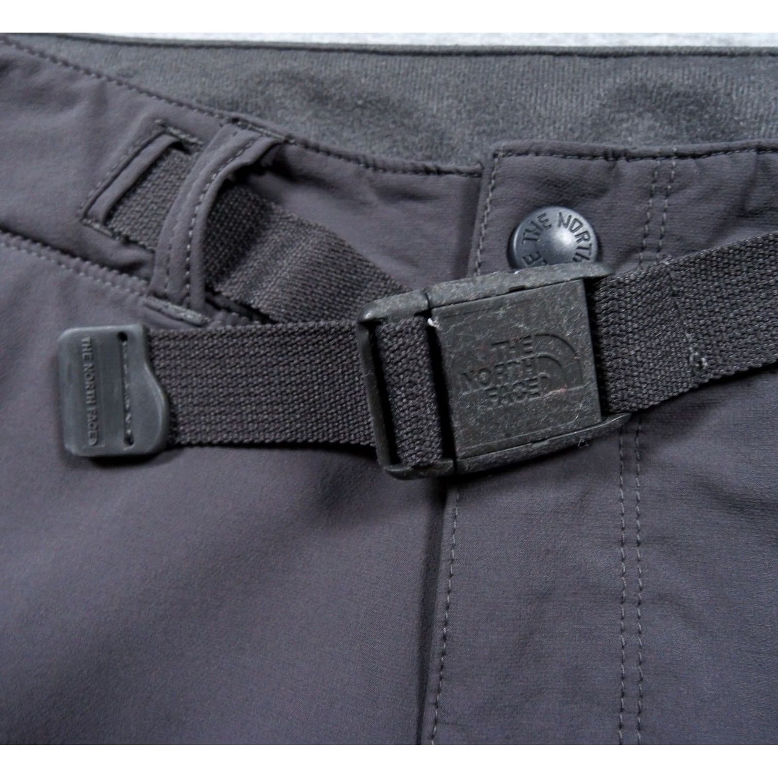 The North Face The North Face Shorts Mens 32 Gray Belted Stretch Zip Pockets Outdoors Nylon Short pants Size US 32 / EU 48 - 2 Thumbnail