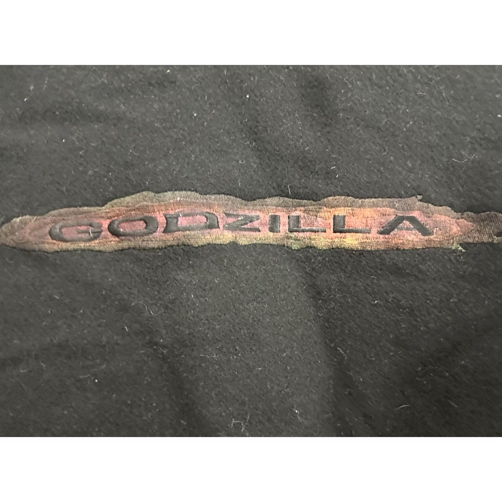 Vintage VTG Godzilla Hershey's 1998 Movie Promo Bomber Wool Leather Black Jacket XL Mens Size US XL / EU 56 / 4 - 4 Thumbnail