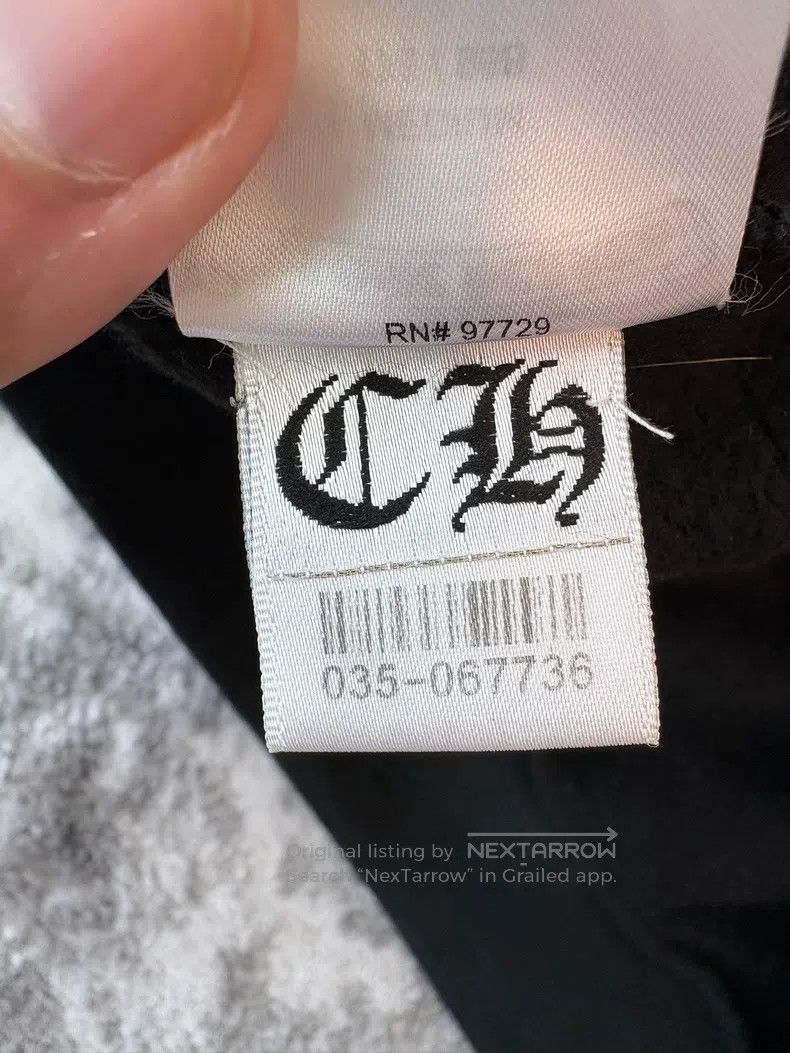 Chrome Hearts CHROME HEARTS Size M Black hooded zipper letter sweater Size US M / EU 48-50 / 2 - 4 Thumbnail