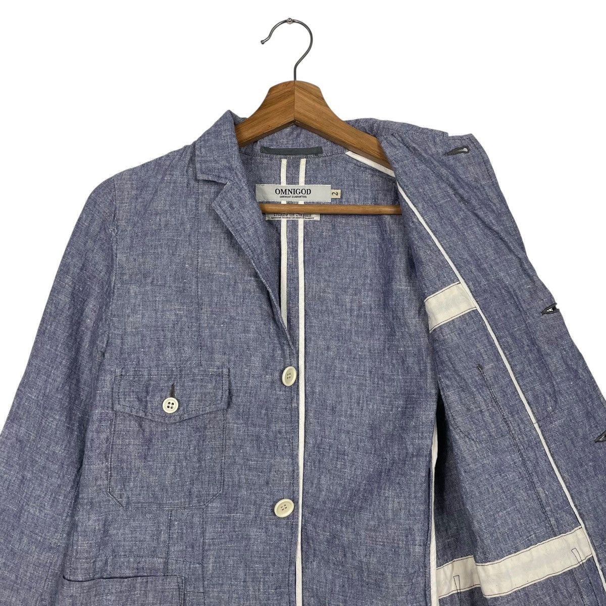OMNIGOD Japanese Brand Omnigod Cadual Jacket Size US S / EU 44-46 / 1 - 10 Thumbnail