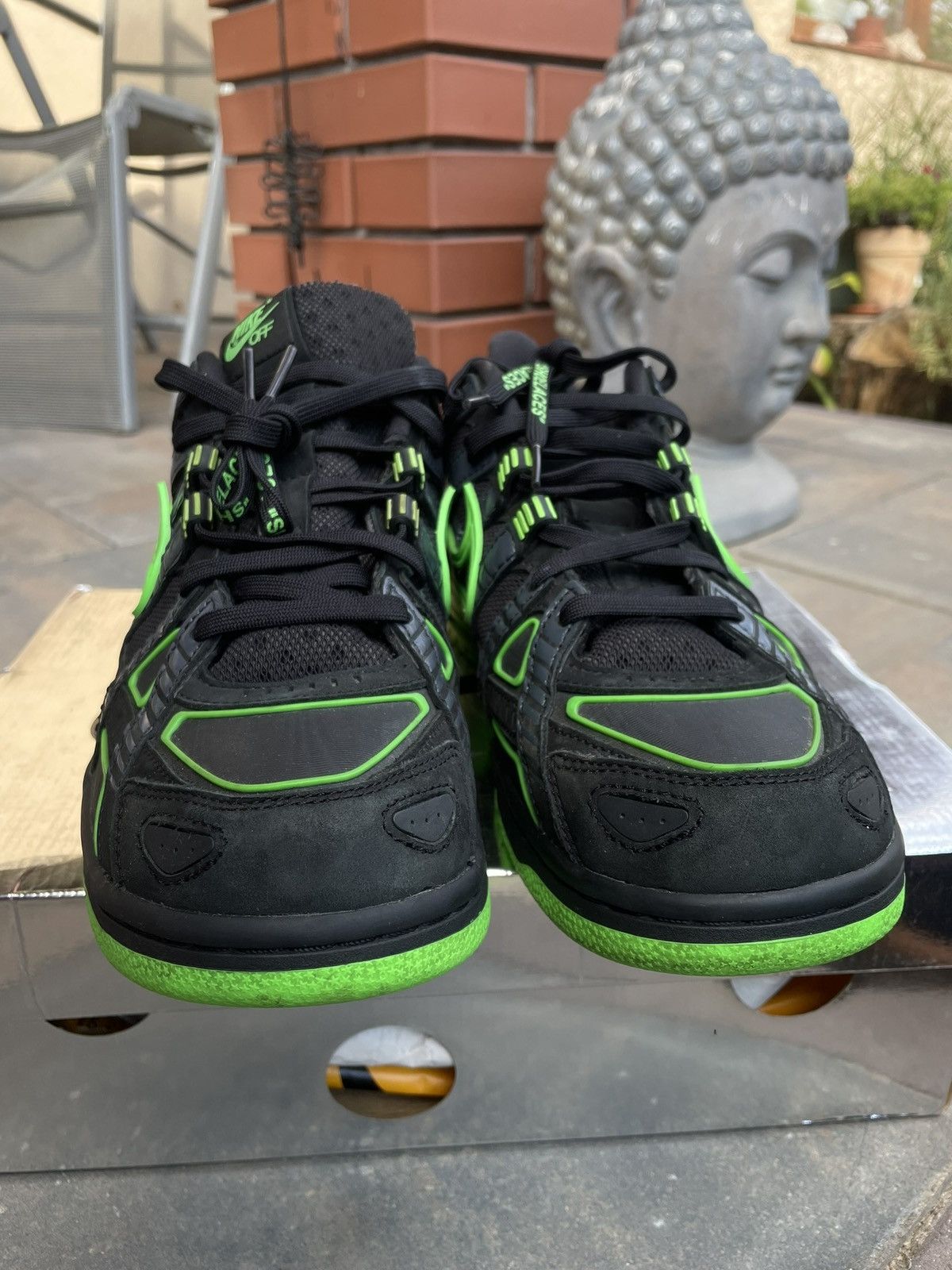 Nike × Off-White Nike Air Rubber Dunk x Off-white green strike Size US 9 / EU 42 - 3 Thumbnail