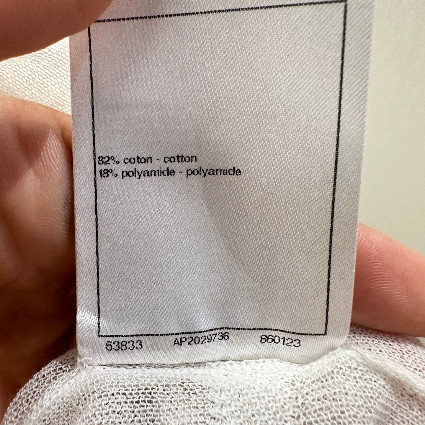Chanel Chanel may276 24S Sheer Strip Logo Short Sleeve 36 Size XS / US 0-2 / IT 36-38 - 7 Thumbnail