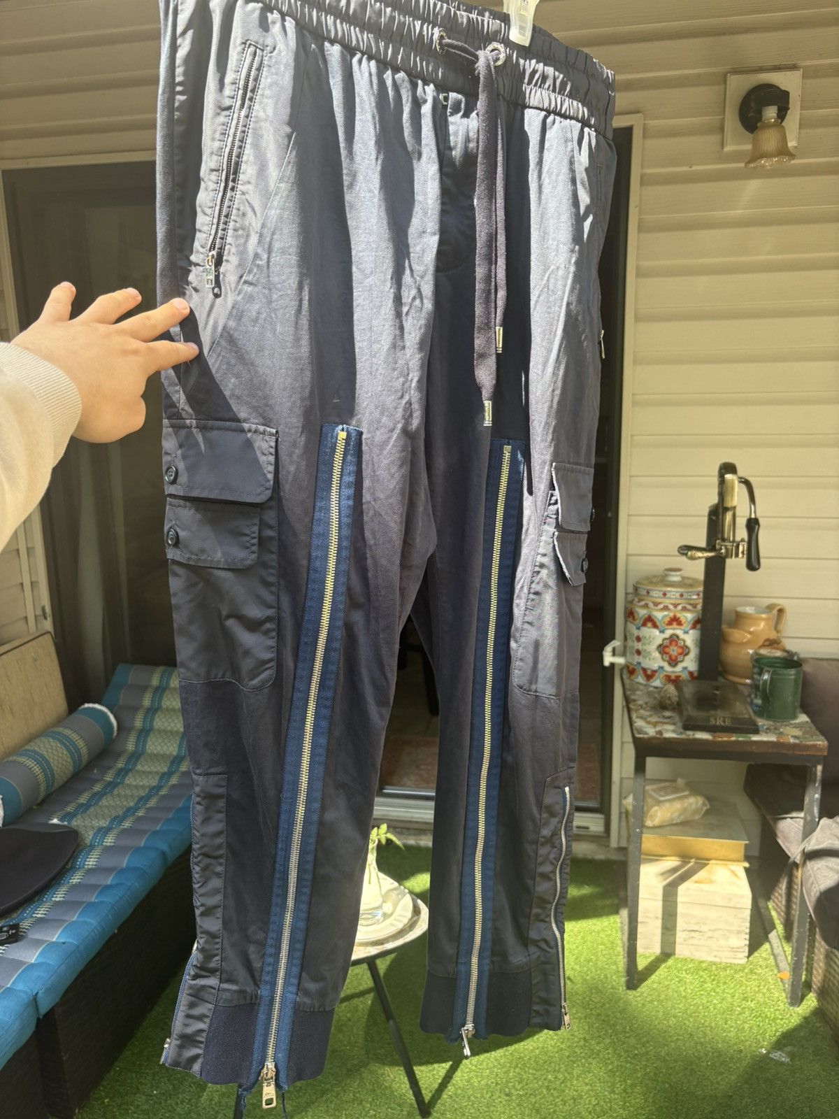 Dolce & Gabbana Dolce & Gabbana Y2K Archive Zip Cargo Pants Size US 34 / EU 50 - 2 Thumbnail