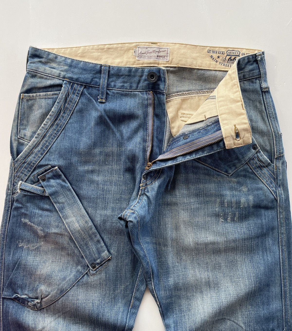 Avirex Avirex Armed Forces Jeans (LG27) Size US 32 / EU 48 - 4 Thumbnail