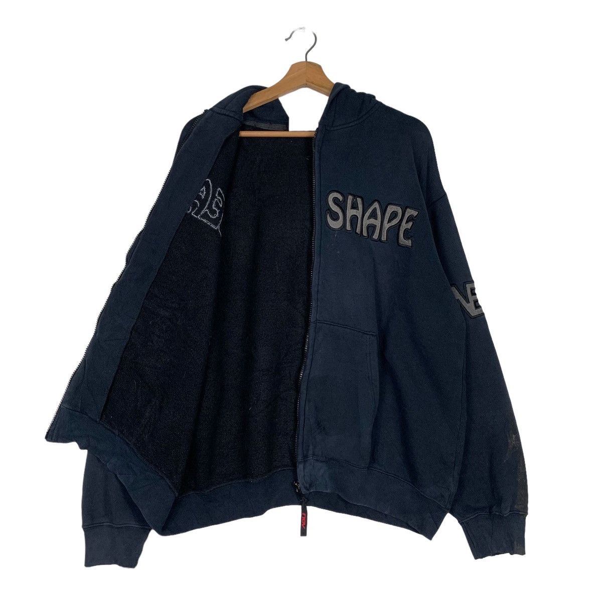 Vintage NEV Ideal Shape Big Logo Zipper Hoodies #0757-C34 Size US L / EU 52-54 / 3 - 8 Thumbnail
