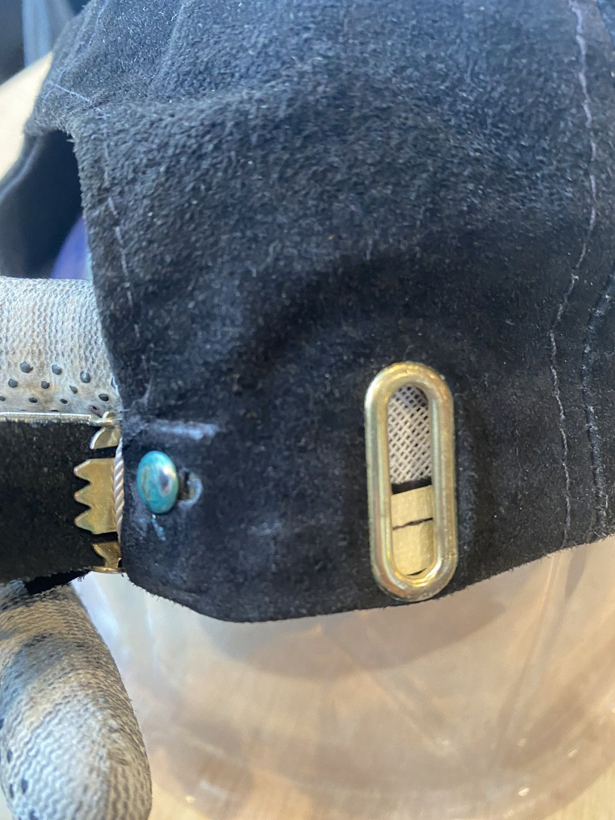 Kangol Kangol Suede Leather Logo Cap One Size Size ONE SIZE - 7 Thumbnail