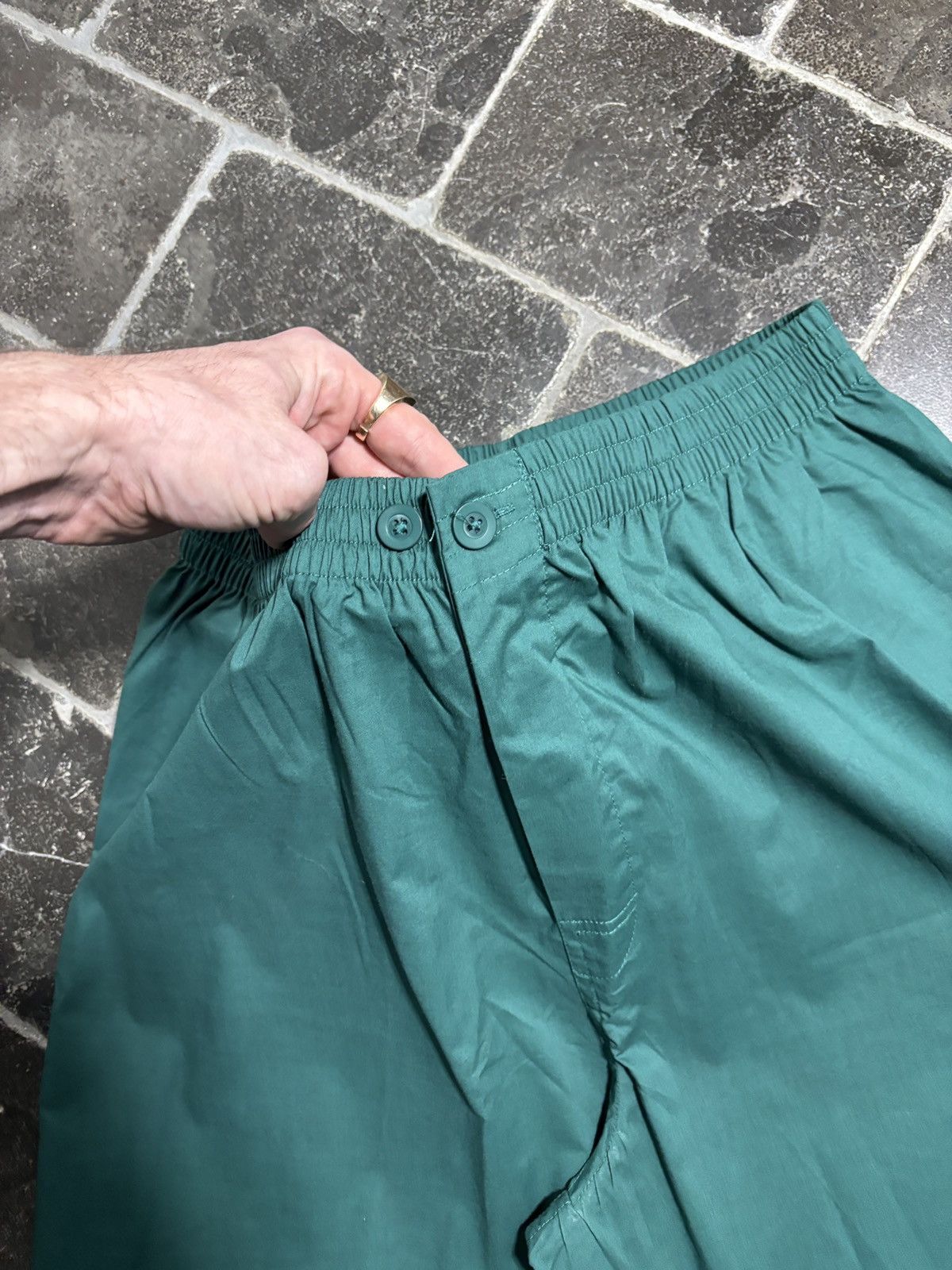 Vintage 1990s Vintage Pajamas Set Dark Green Matching 2 Piece Suit Size US 34 / EU 50 - 12 Thumbnail