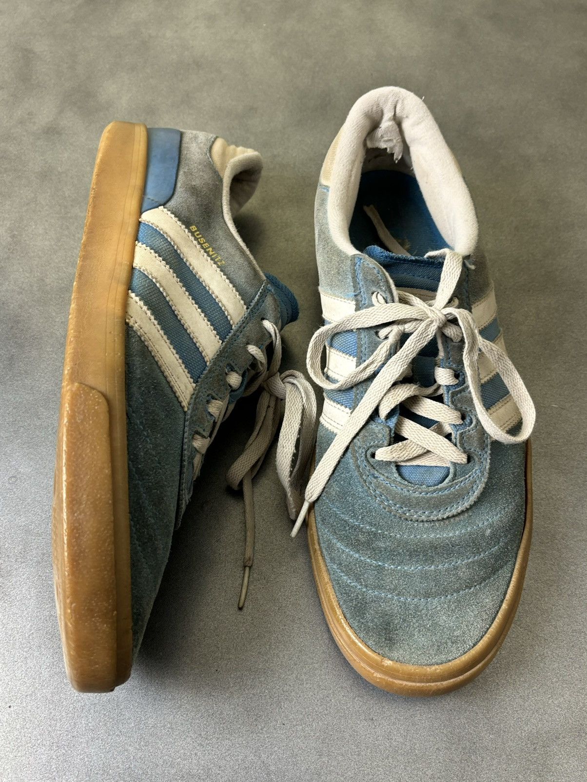 Adidas × Vintage Adidas Skateboarding Busenitz Vulc Bluebird Gum Sole Suede Size US 10.5 / EU 43-44 - 3 Thumbnail
