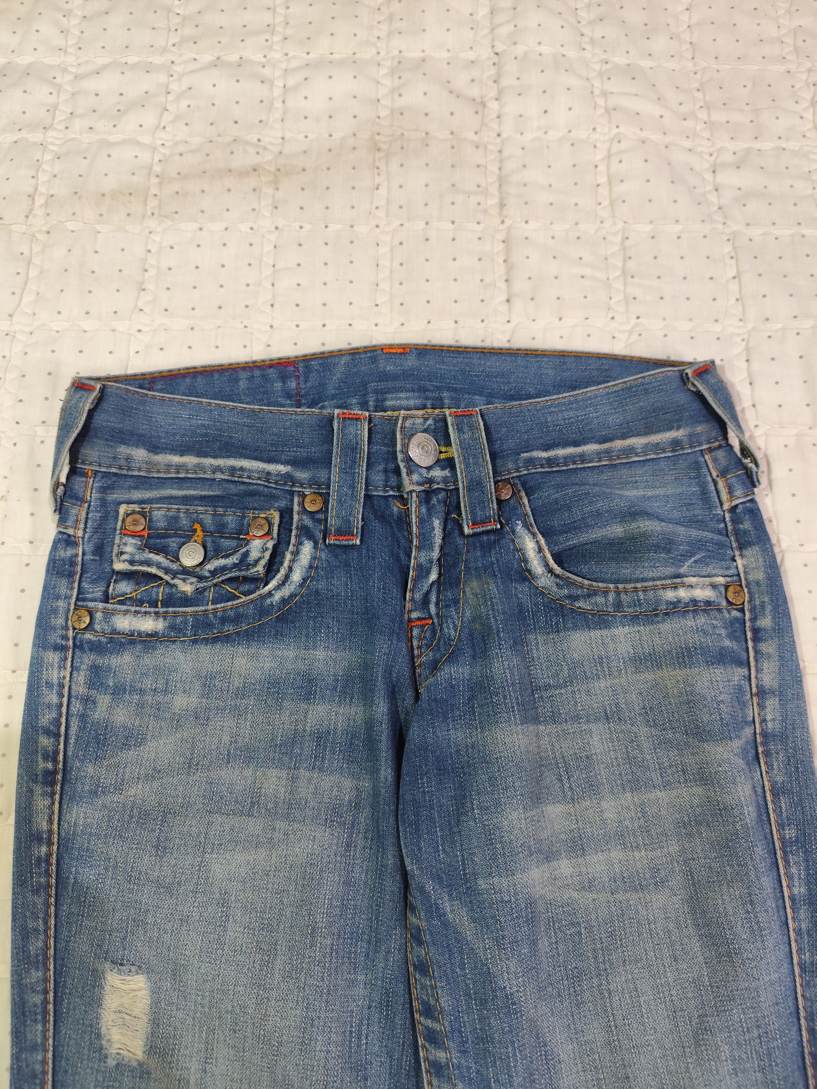 True Religion Vintage True Religion Flare Denim J021 Size 30" / US 8 / IT 44 - 3 Thumbnail