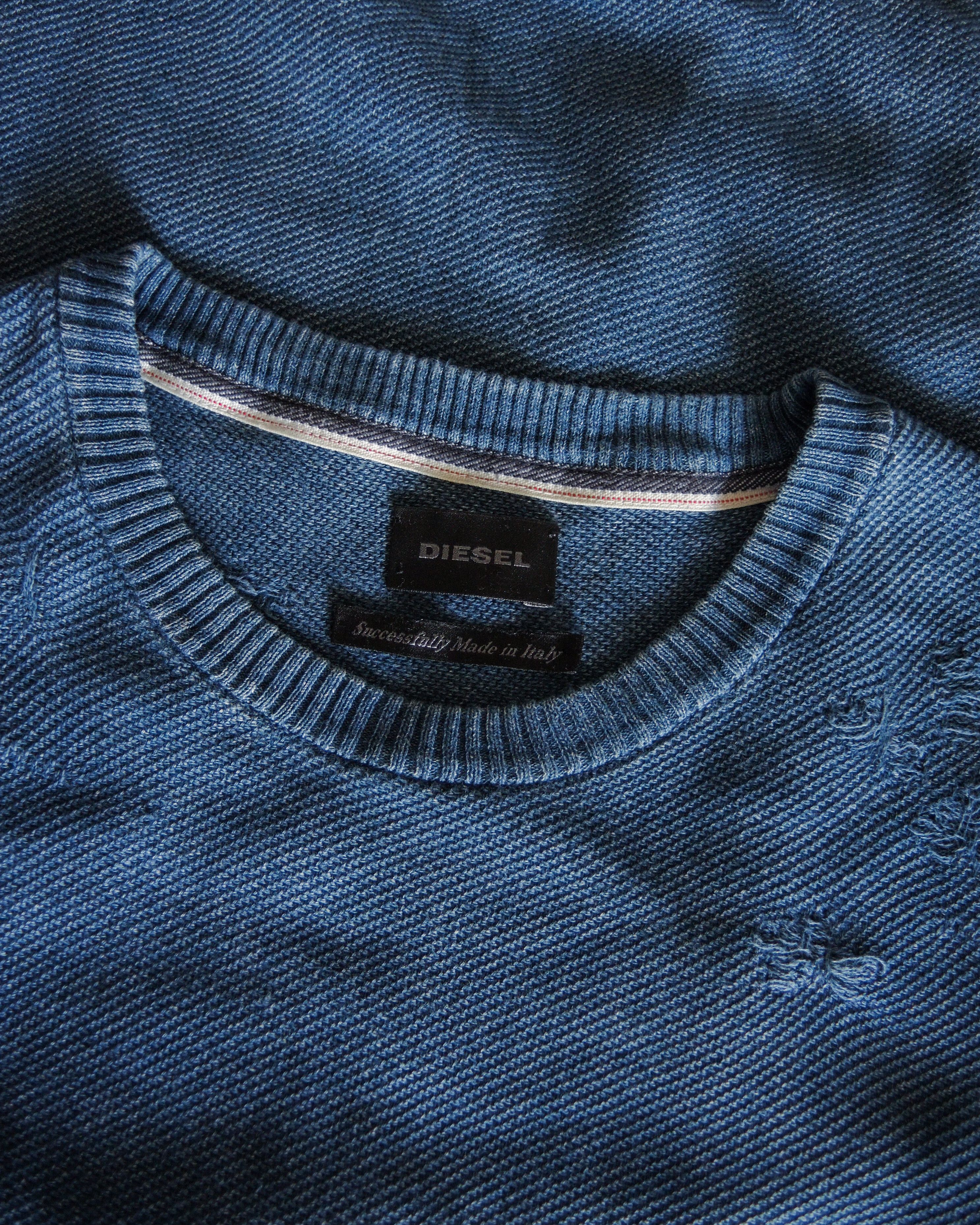 Diesel Diesel destroyed denim long sleeve Size US L / EU 52-54 / 3 - 6 Thumbnail