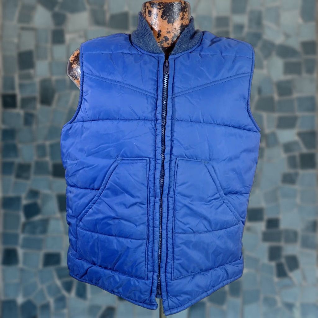 Walls Walls VTG Blizzard Pruf Insulated Vest Vtg Walls Blizzard Pruf Insulated Vest USA Navy Made in the USA Mens M Regular You Size US M / EU 48-50 / 2 - 1 Thumbnail