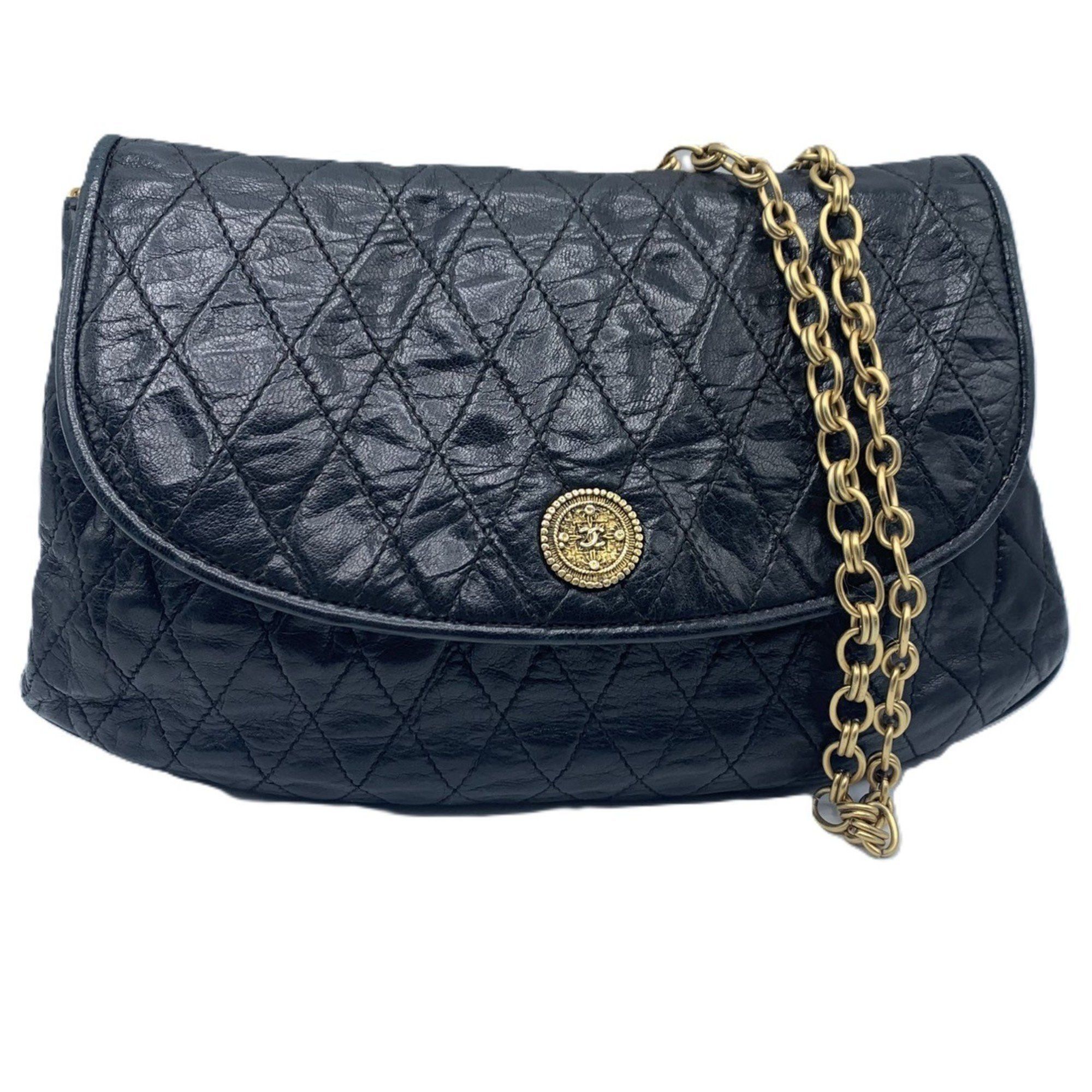 Chanel Chanel Chain Shoulder Bag Lambskin Half Moon CHANEL Size ONE SIZE - 1 Thumbnail