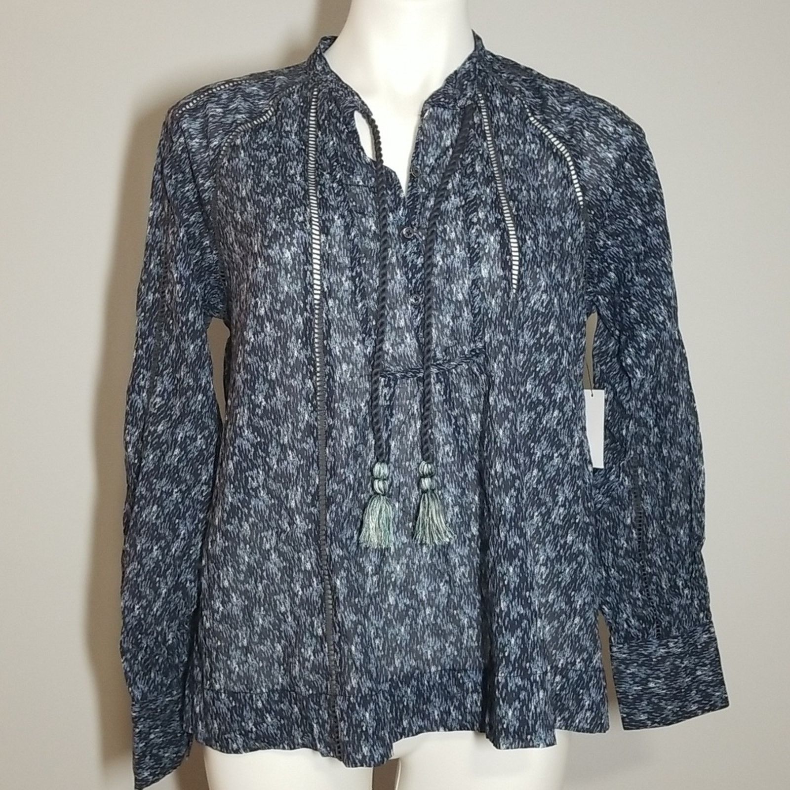 Joie NWT Joie Dracha Tie Neck Blouse Size S / US 4 / IT 40 - 1 Thumbnail