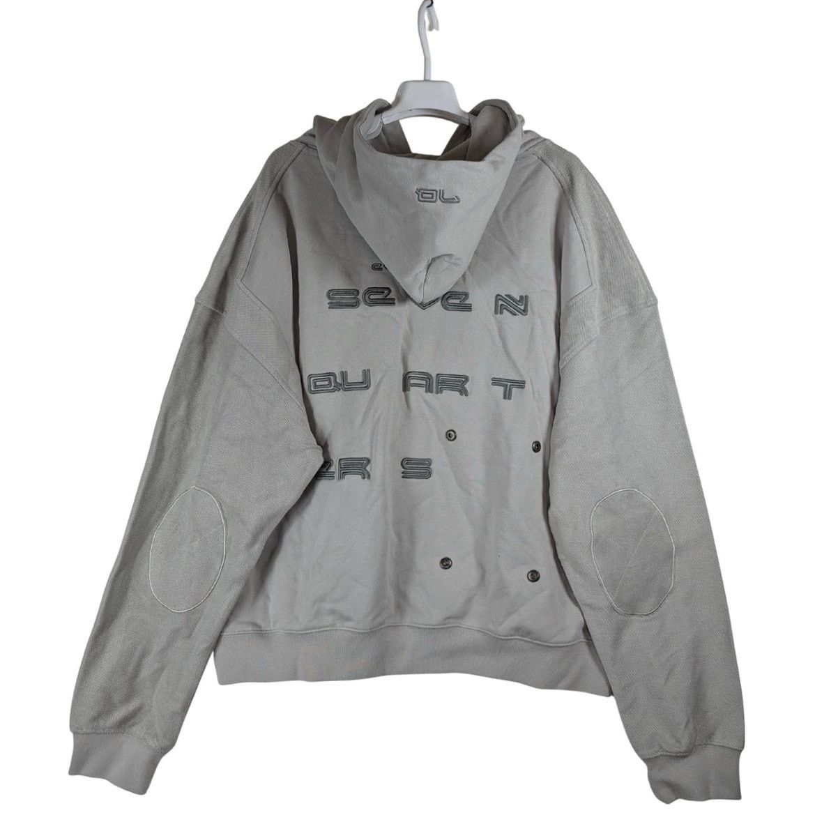 Unknown London Evolve x Seven Quarters Snap On Pocket Heavyweight Hoodie XL Size US XL / EU 56 / 4 - 4 Thumbnail