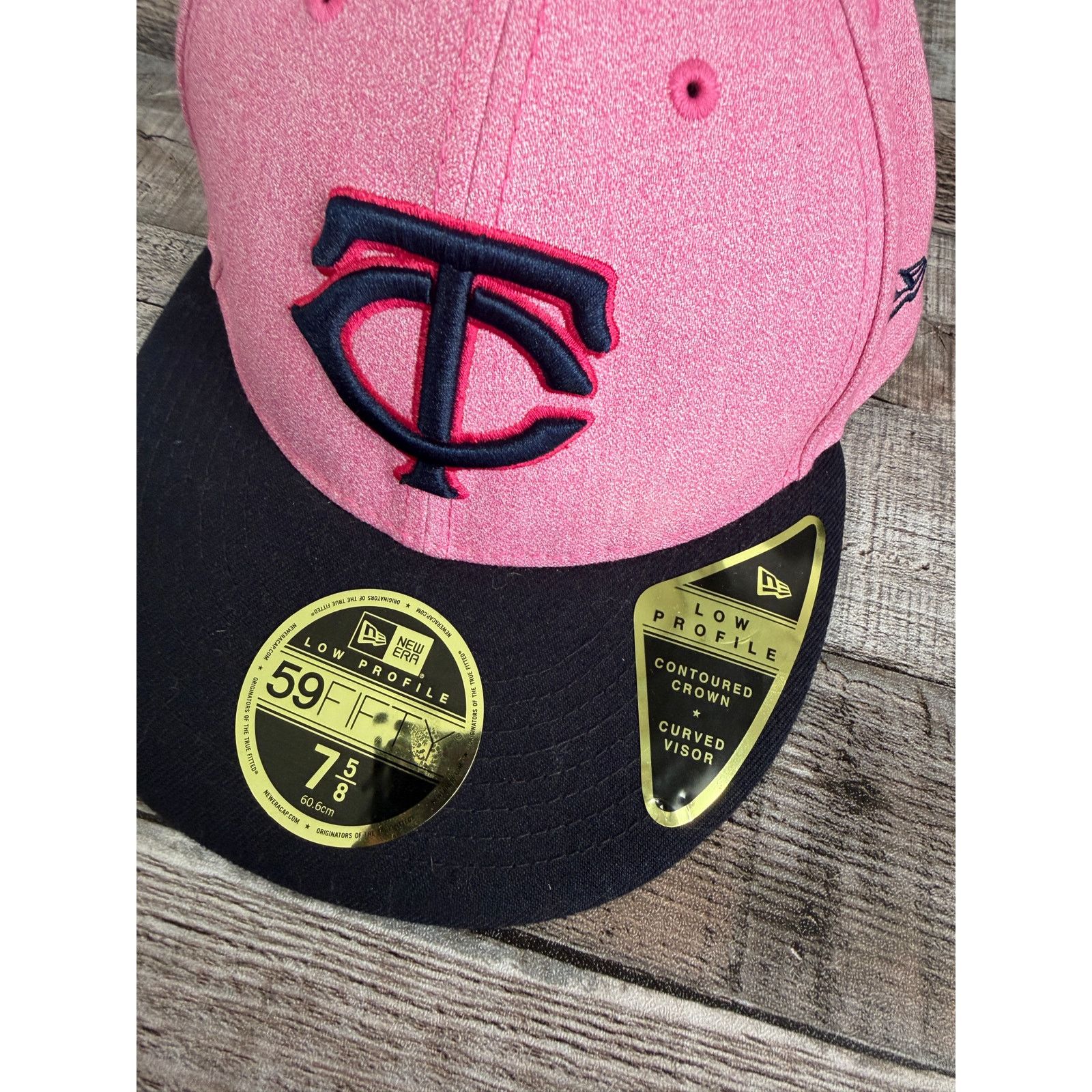 New Era Minnesota Twins New Era 59Fifty Fitted Hat Size 7 5/8 Size ONE SIZE - 4 Thumbnail