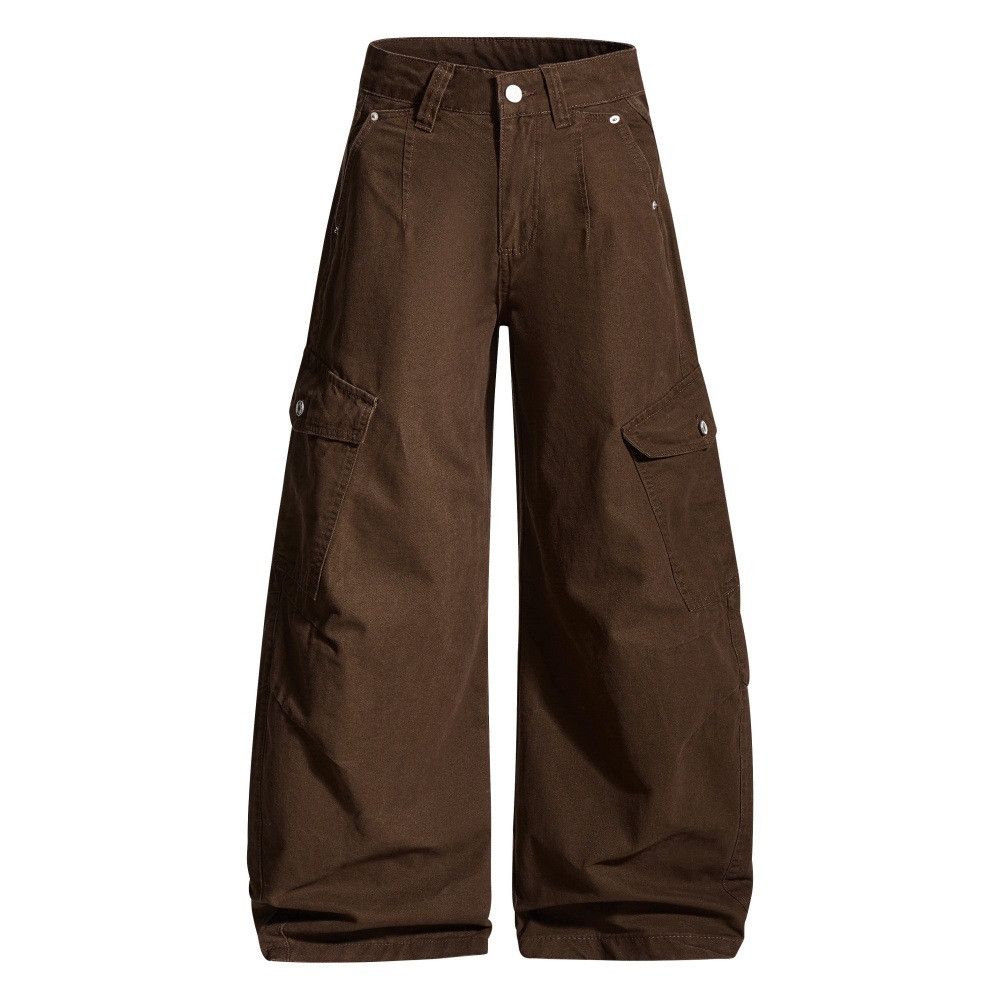 Vintage Men's hip-hop loose wide-leg cargo pants Size US 32 / EU 48 - 1 Thumbnail