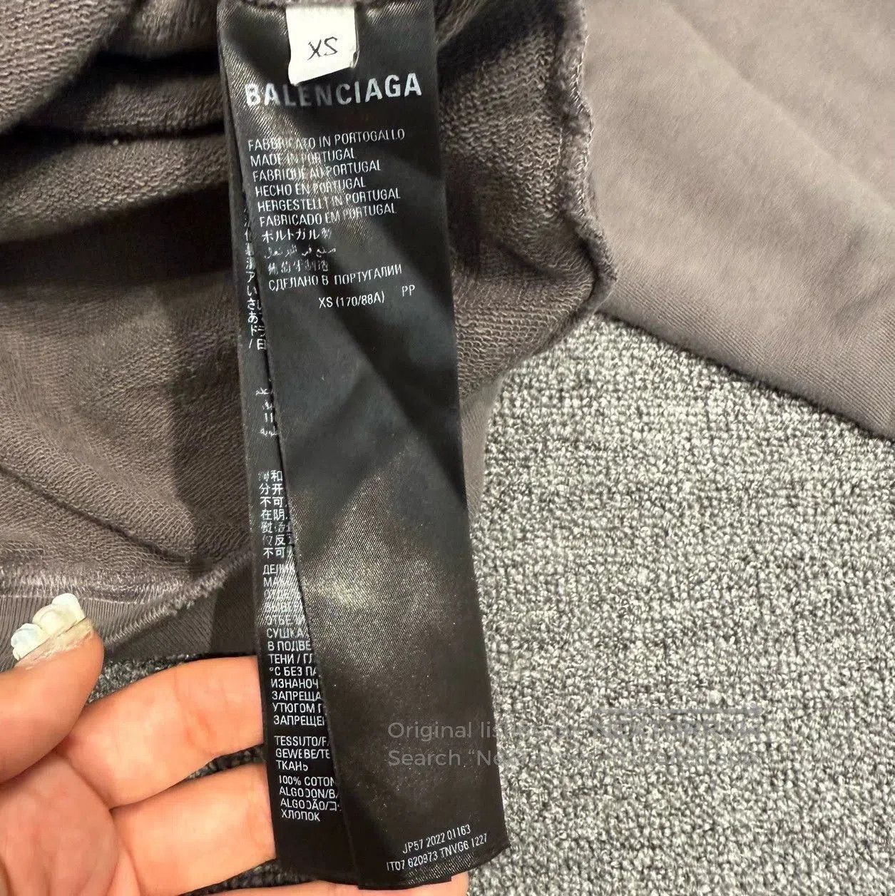 Balenciaga Balenciaga Gray Coke Hoodie XS. Size US XS / EU 42 / 0 - 6 Thumbnail