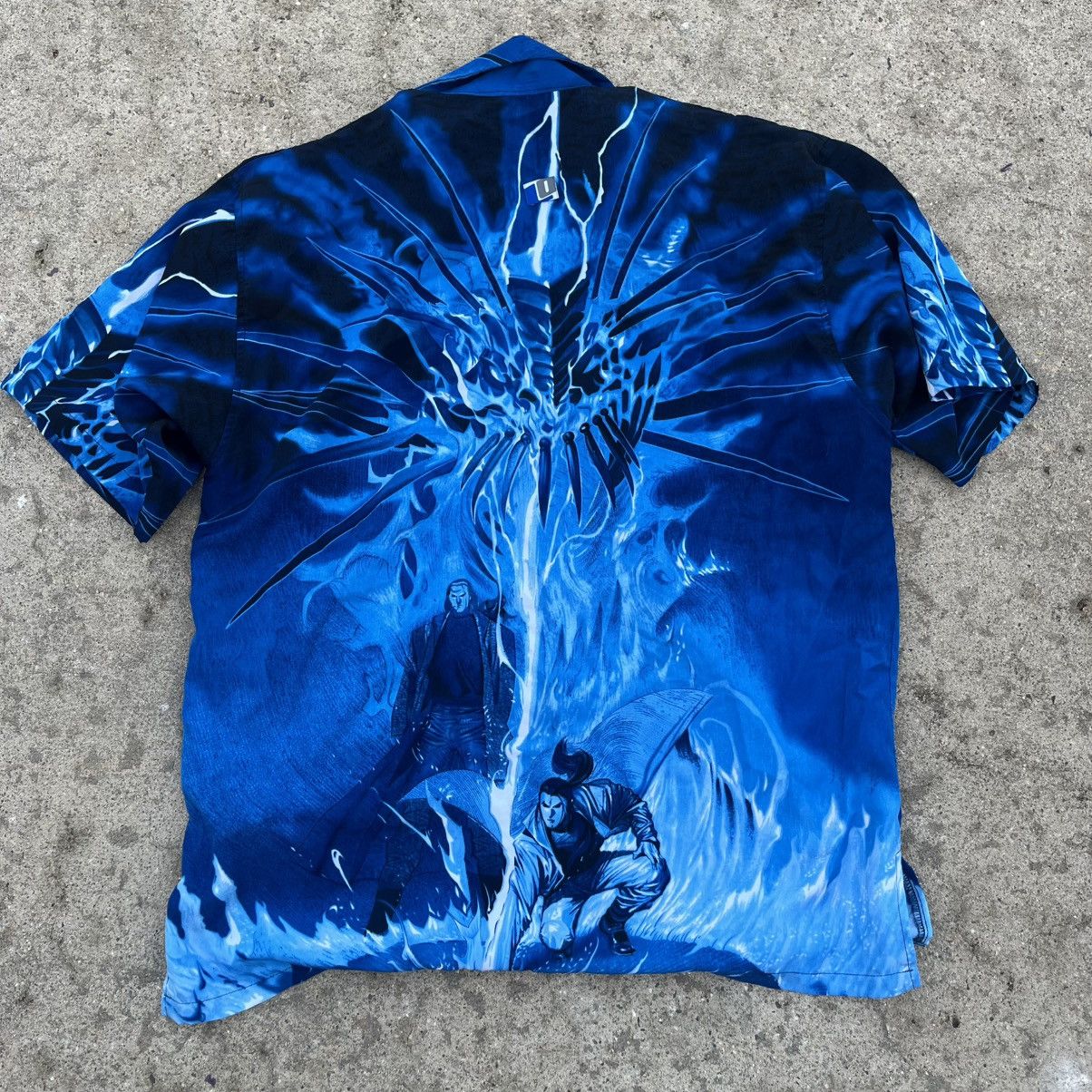 JNCO × Vintage CRAZY Y2K Blue dragon AOP Hawaiian shirt Anime style LOCO XL Size US XL / EU 56 / 4 - 6 Thumbnail