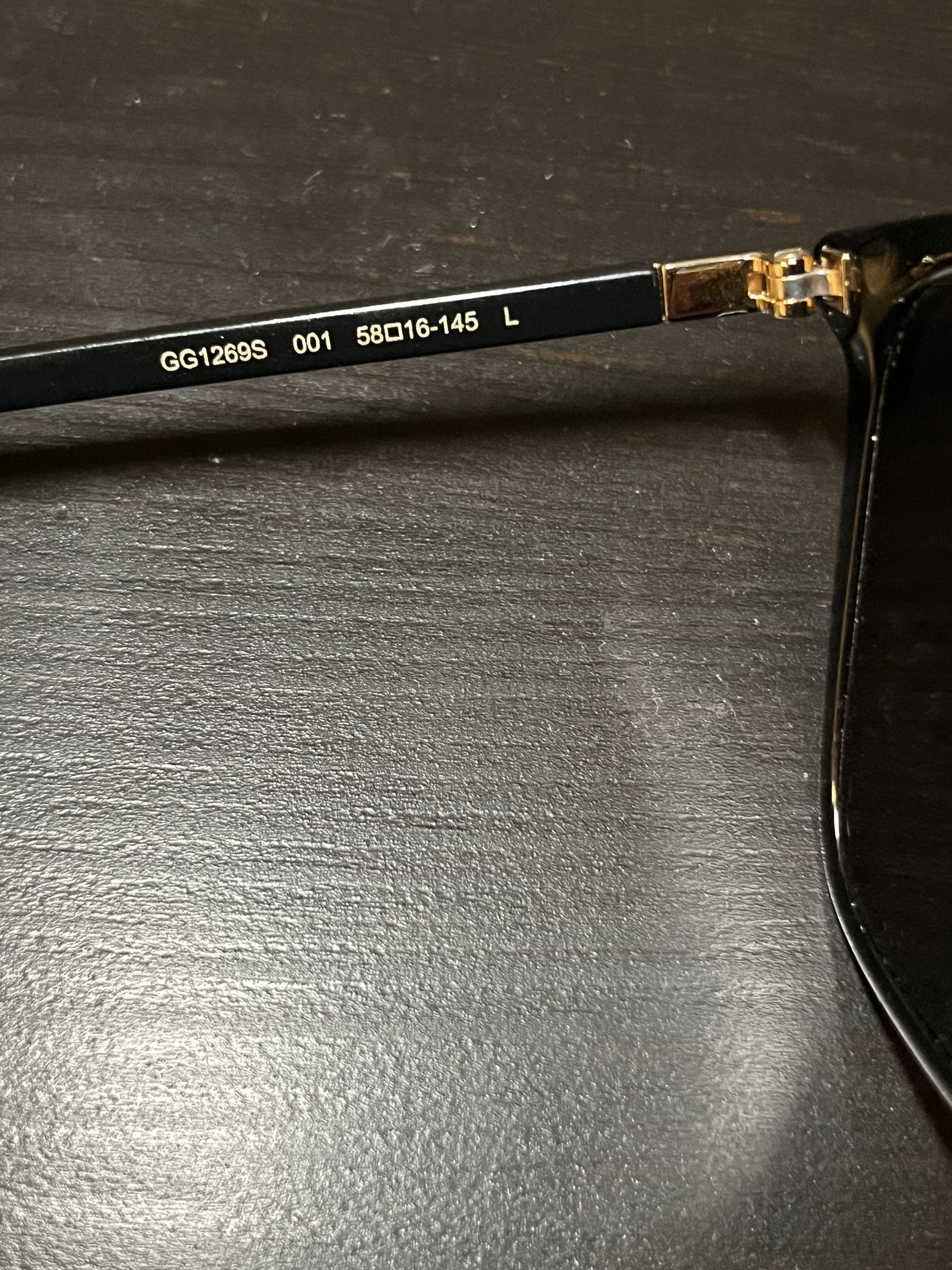 Gucci GUCCI GG1269S 001 Flattop Sunglasses Size ONE SIZE - 3 Thumbnail