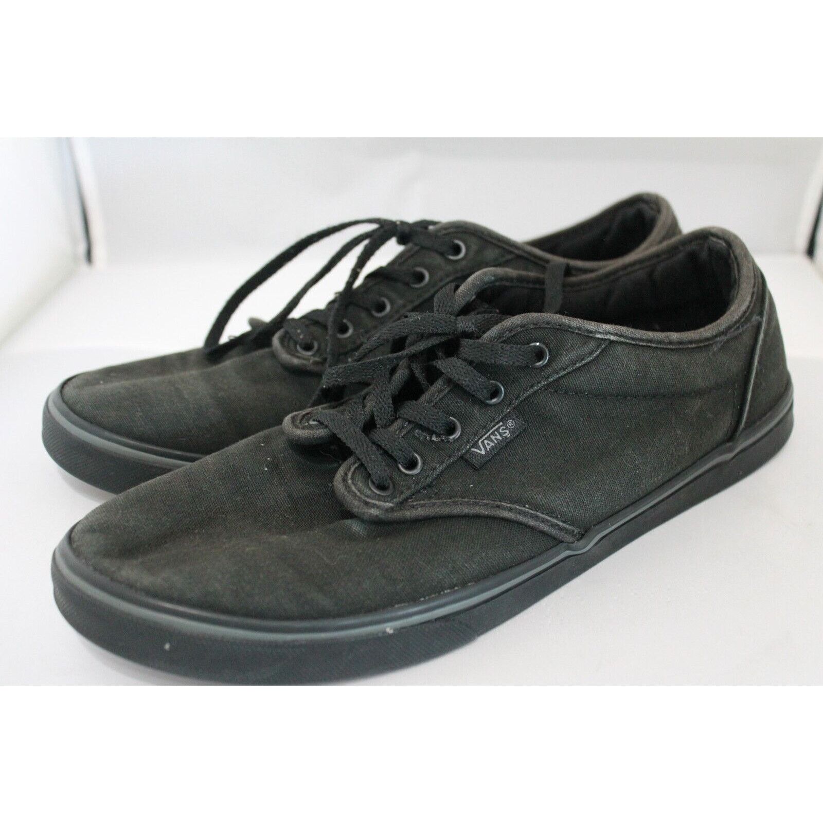 Vans VANS Off The Wall 8.5w/7m Black Low Top Lace Sneaker 721356 Size US 8.5 / IT 38.5 - 1 Thumbnail
