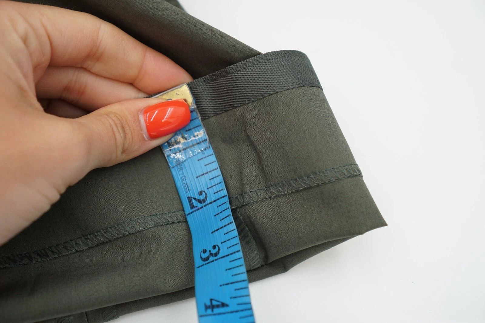 Suitsupply Men Suitsupply Soho Trousers Khaki Green Stretch Cotton US46 Size 46R - 5 Thumbnail