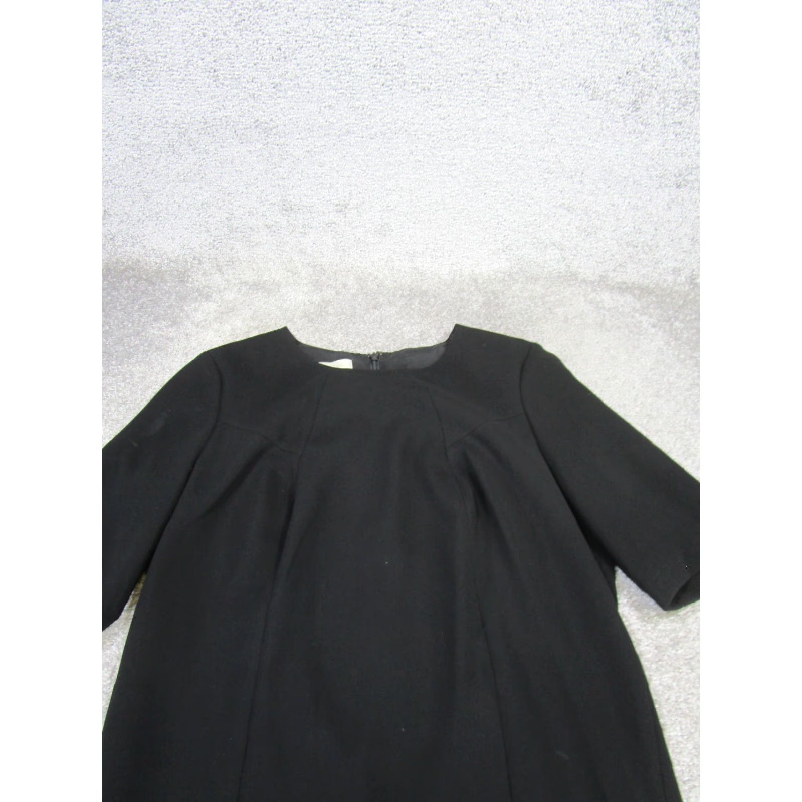 Vintage Hobbs Shift Dress Womens 12 Black Half Sleeve Back Zip Dress Womens 12 Black Half Sleeve Zip Back Shift Size XL / US 12-14 / IT 48-50 - 2 Thumbnail