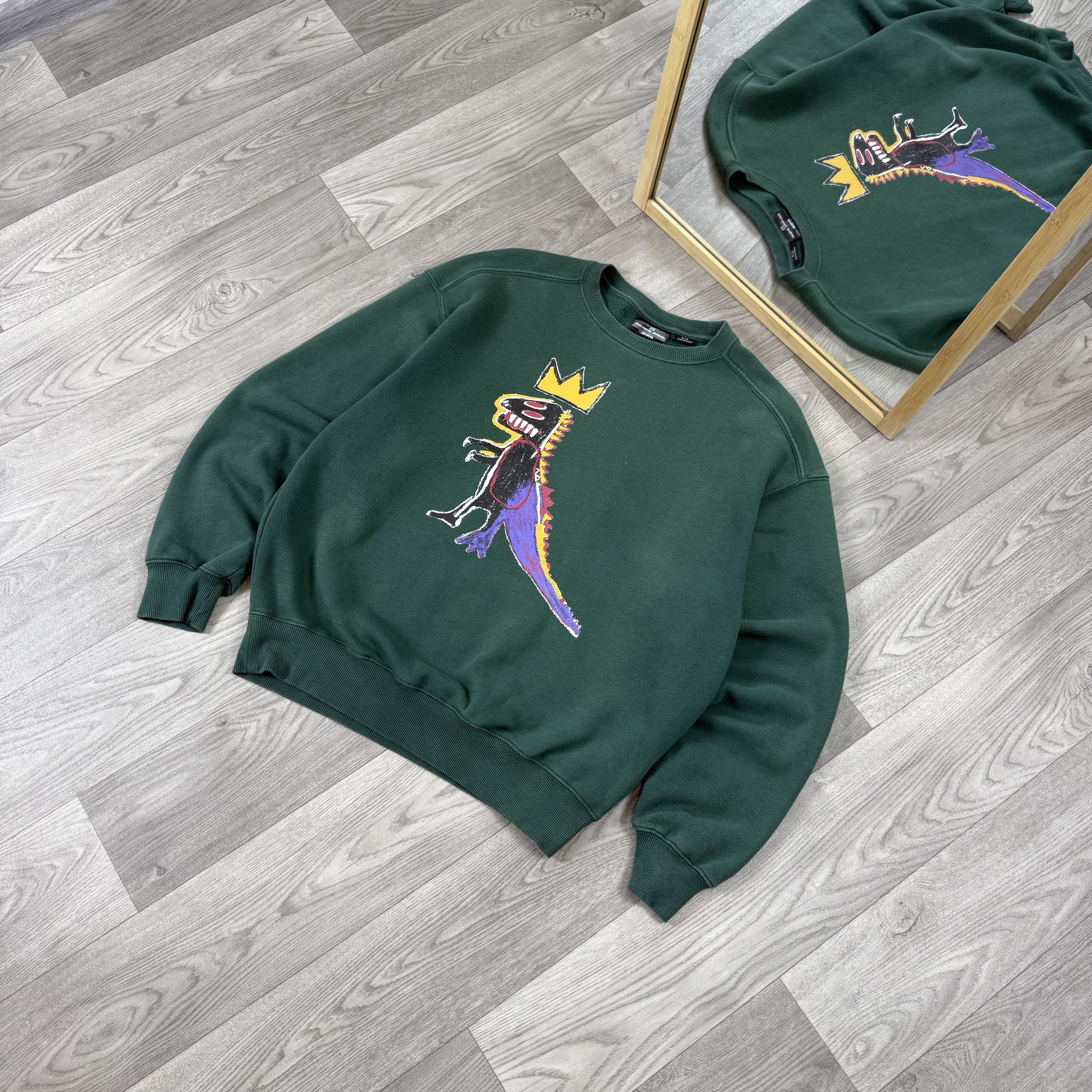 Jean-Michel Basquiat Jean-Michel Basquiat Graphic Dino Crewneck Sweatshirt Size US S / EU 44-46 / 1 - 3 Thumbnail